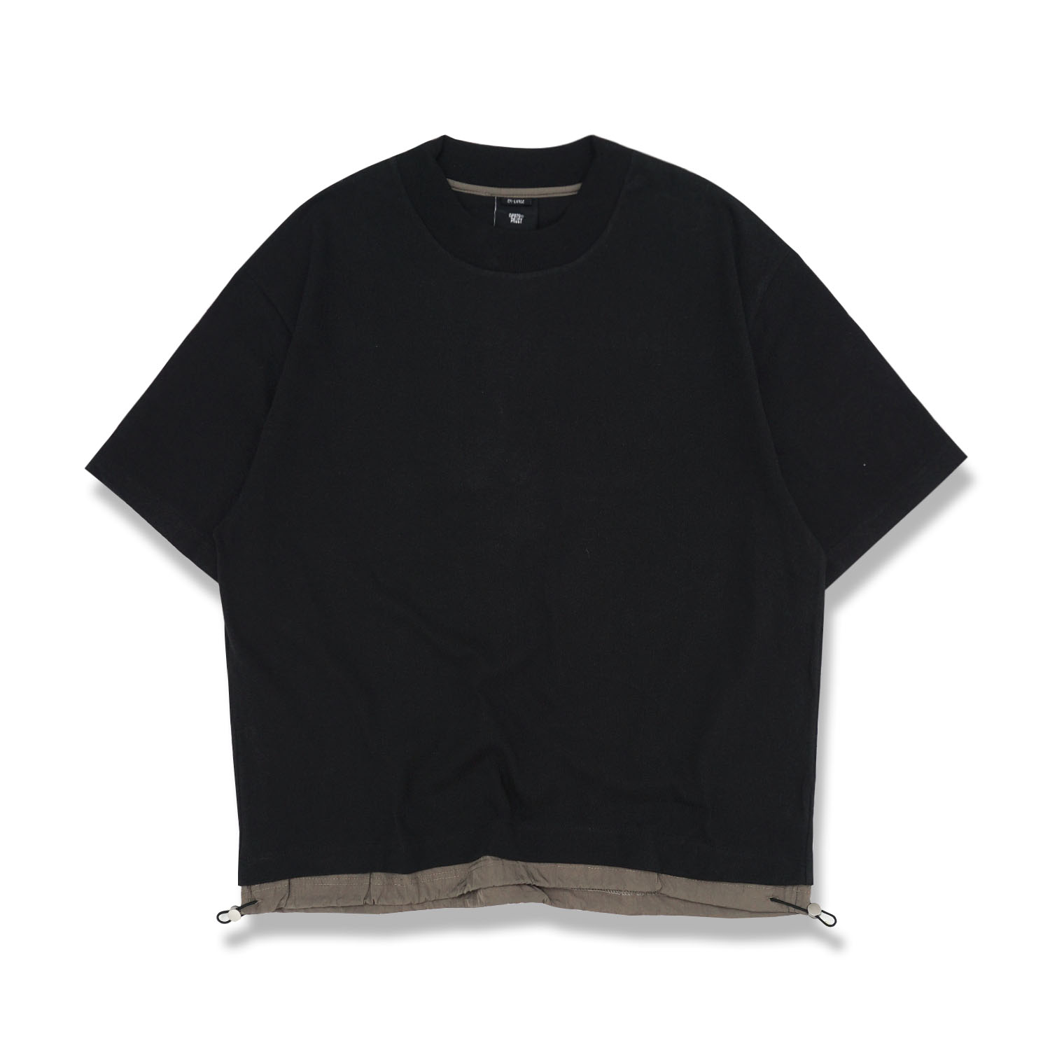 Noforty Project Oversize Tshirt Oblique Black