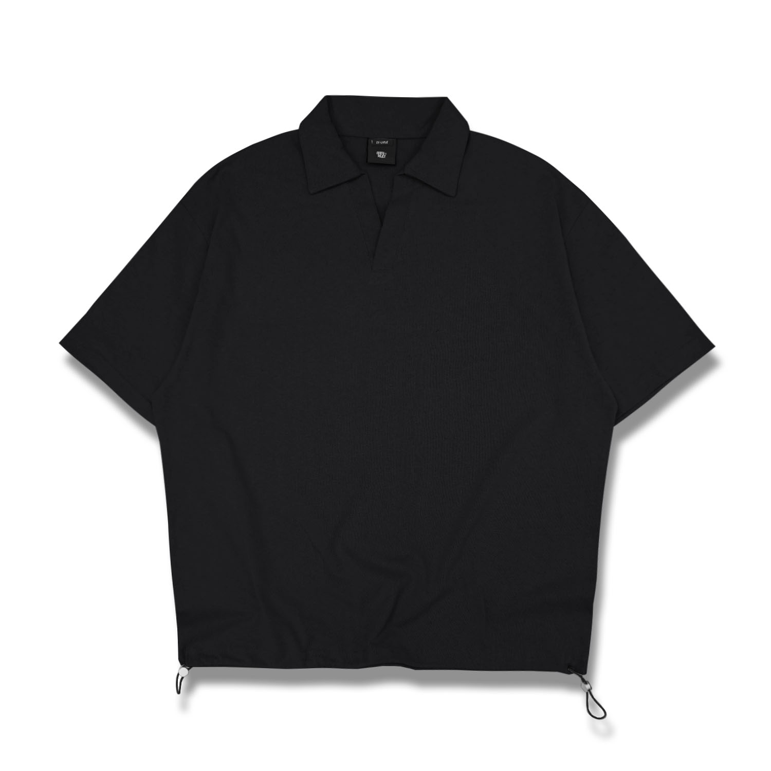 Noforty Project Oversize Poloshirt Luminer Black