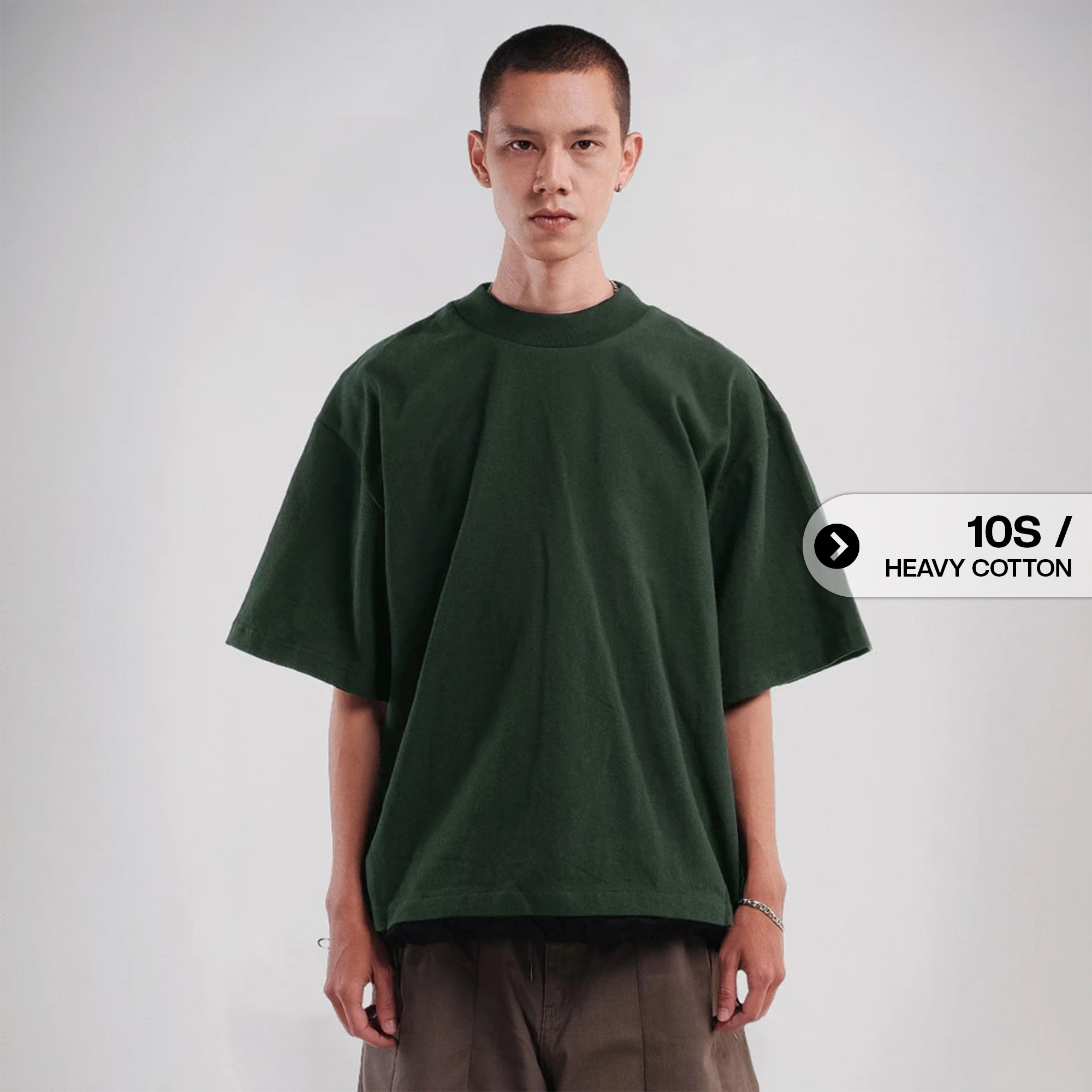 Noforty Project Oversize Tshirt Oblique Army