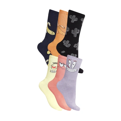 Image of Noforty Project Cotton Socks Funney