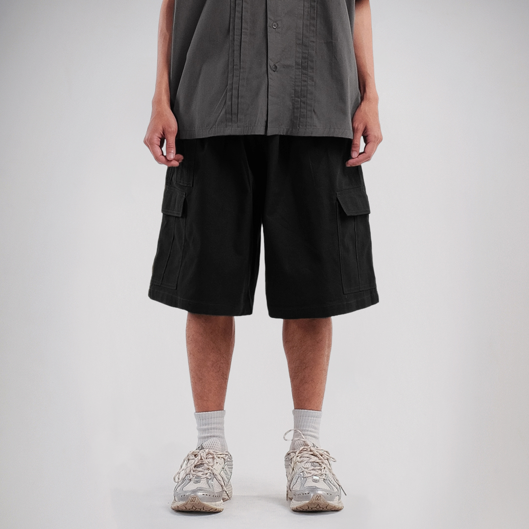 Noforty Project Short Cargo Pants Polend Black