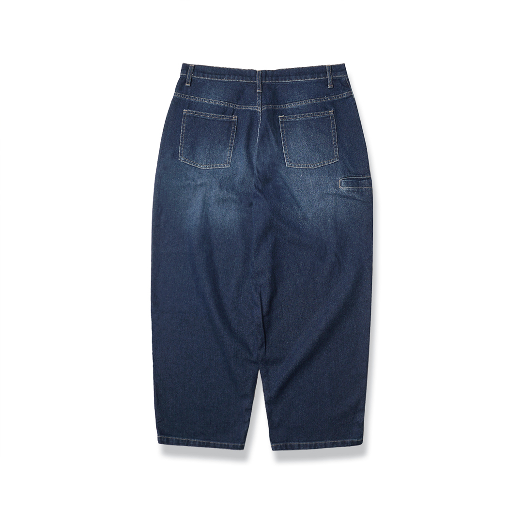 Noforty Project Long Baggy Jeans Pants Efra Dark Blue