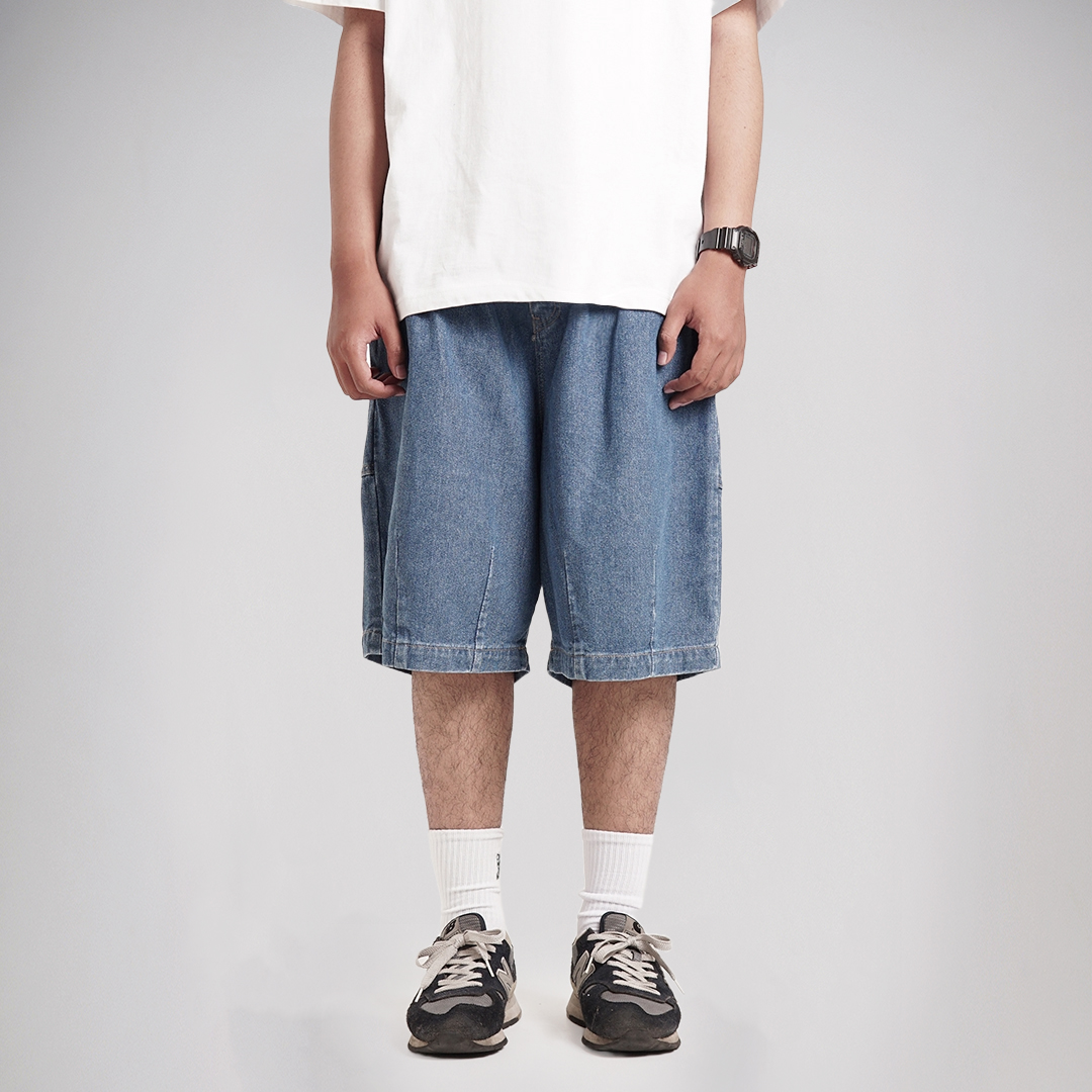 Noforty Project Balloon Short Pants Daigo Medium Blue