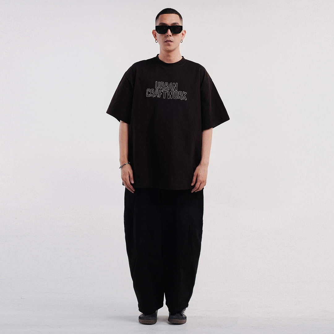 Noforty Project Oversize Tshirt Bravo Black