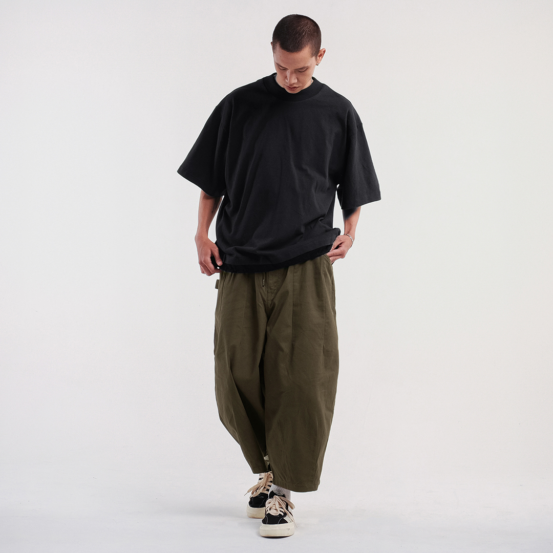 Noforty Project Balloon Long Pants Namaste Olive