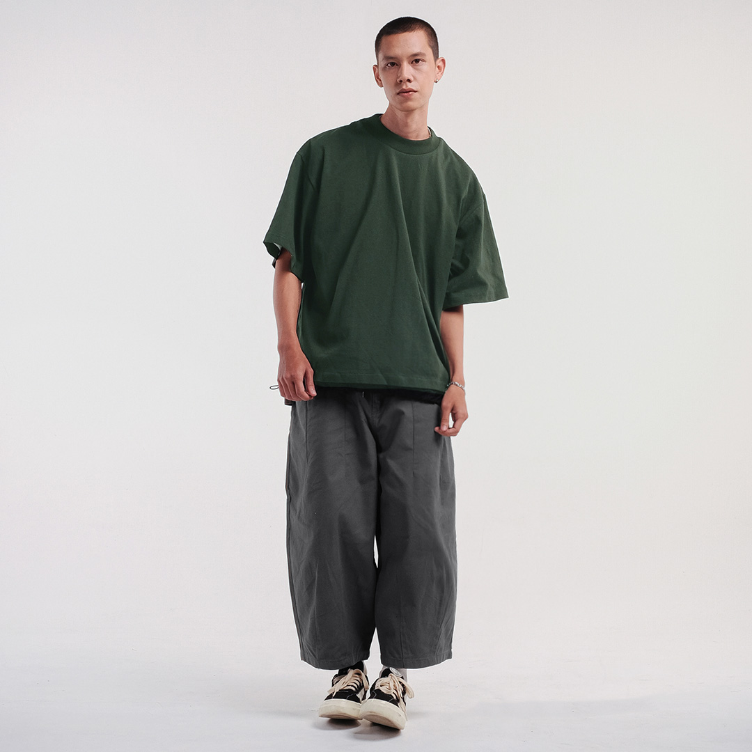 Noforty Project Oversize Tshirt Oblique Army