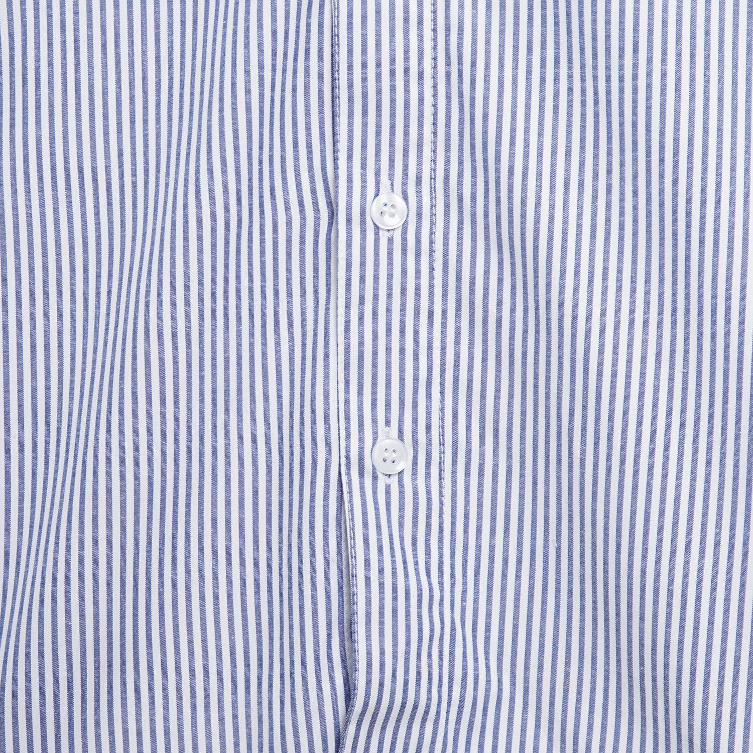 Noforty Project Oversize Shirt Stripe Pattern Gamaru Blue