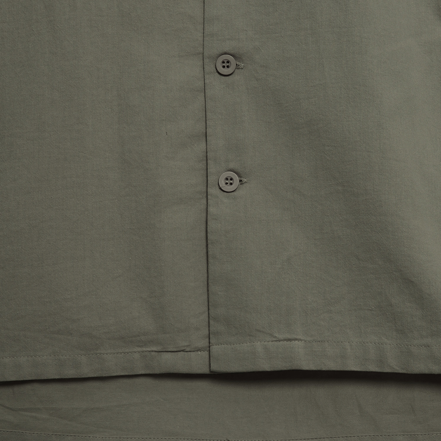 Noforty Project Oversize Colarless Shirt Ramsey Olive