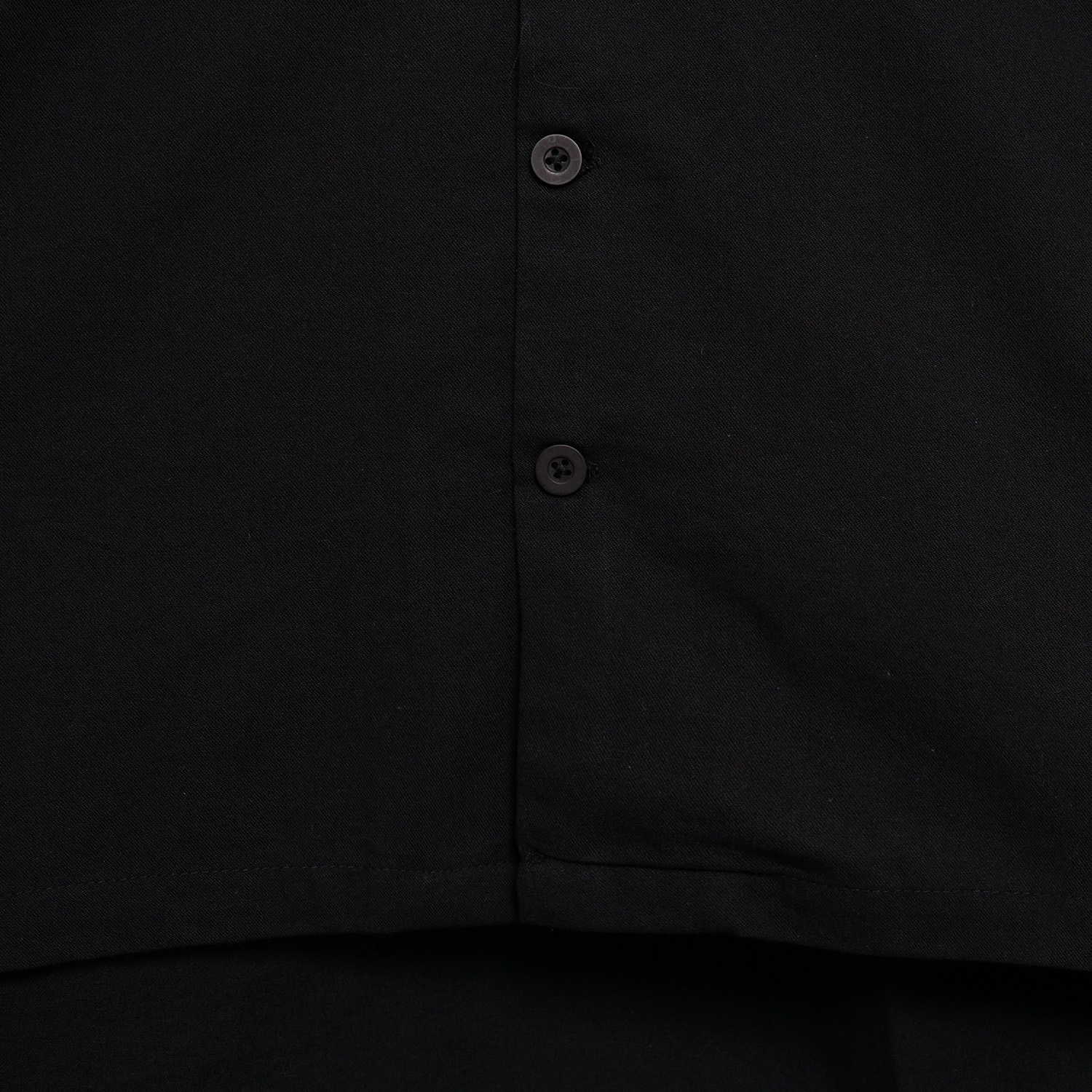 Noforty Project Oversize Colarless Shirt Ramsey Black