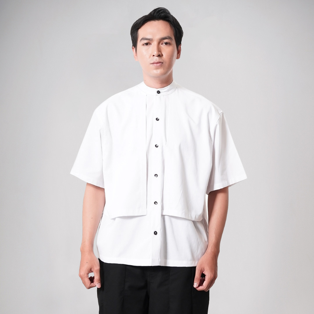 Noforty Project Oversize Koko Short Sleeve Valley White