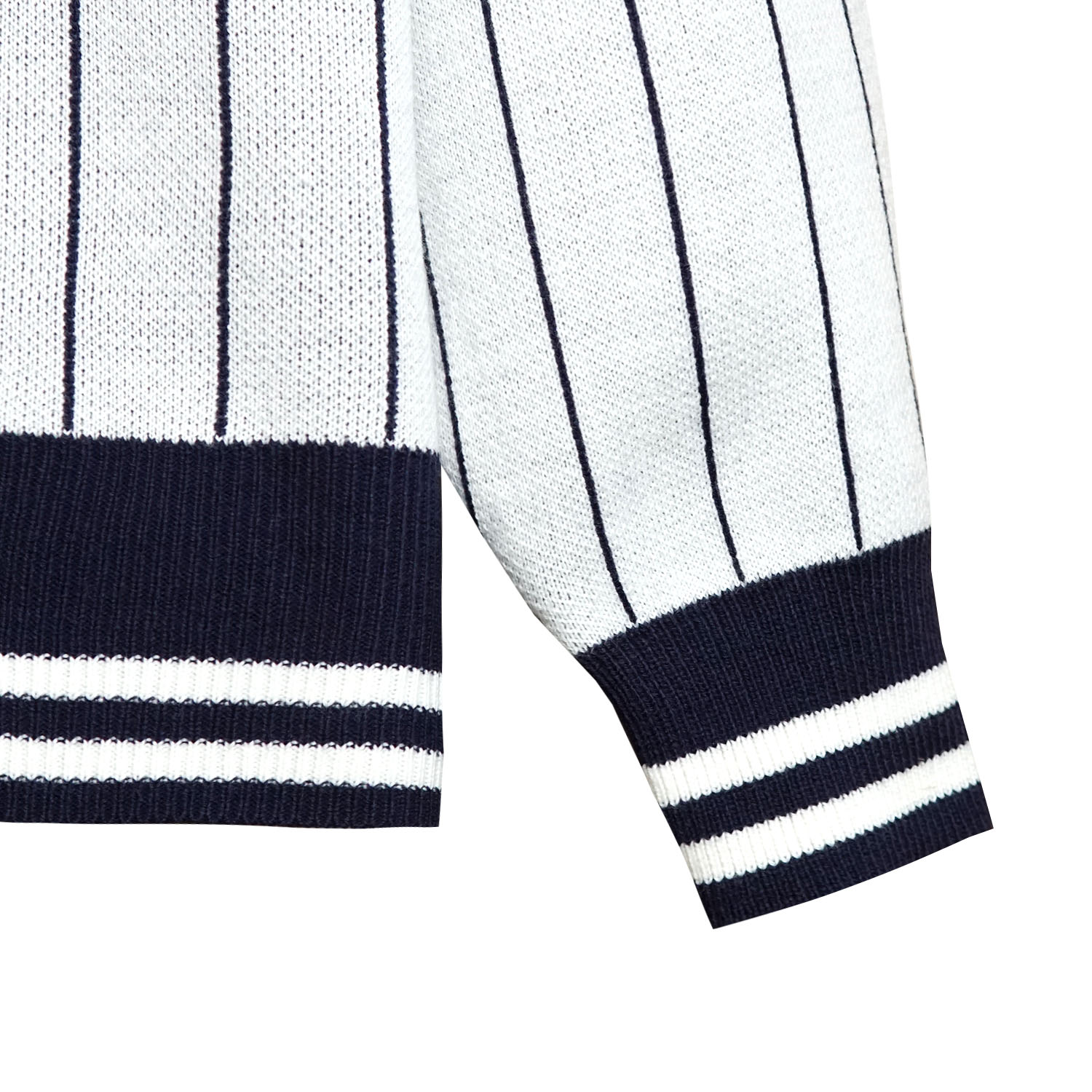 Noforty Project Oversize Knittwar Sweater Rugby Nismo White