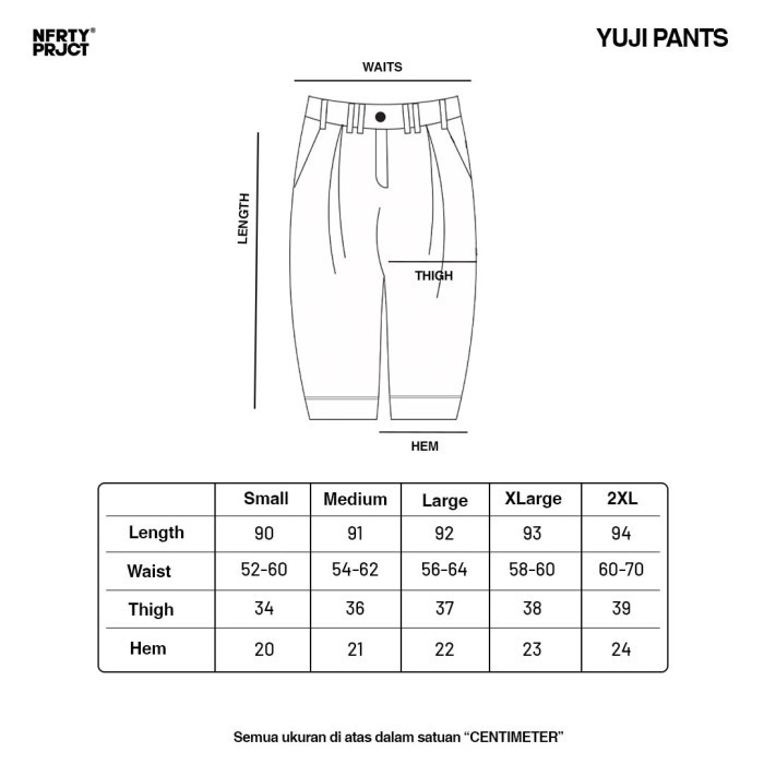 Noforty Project Long Baggy Pants Yuji Black