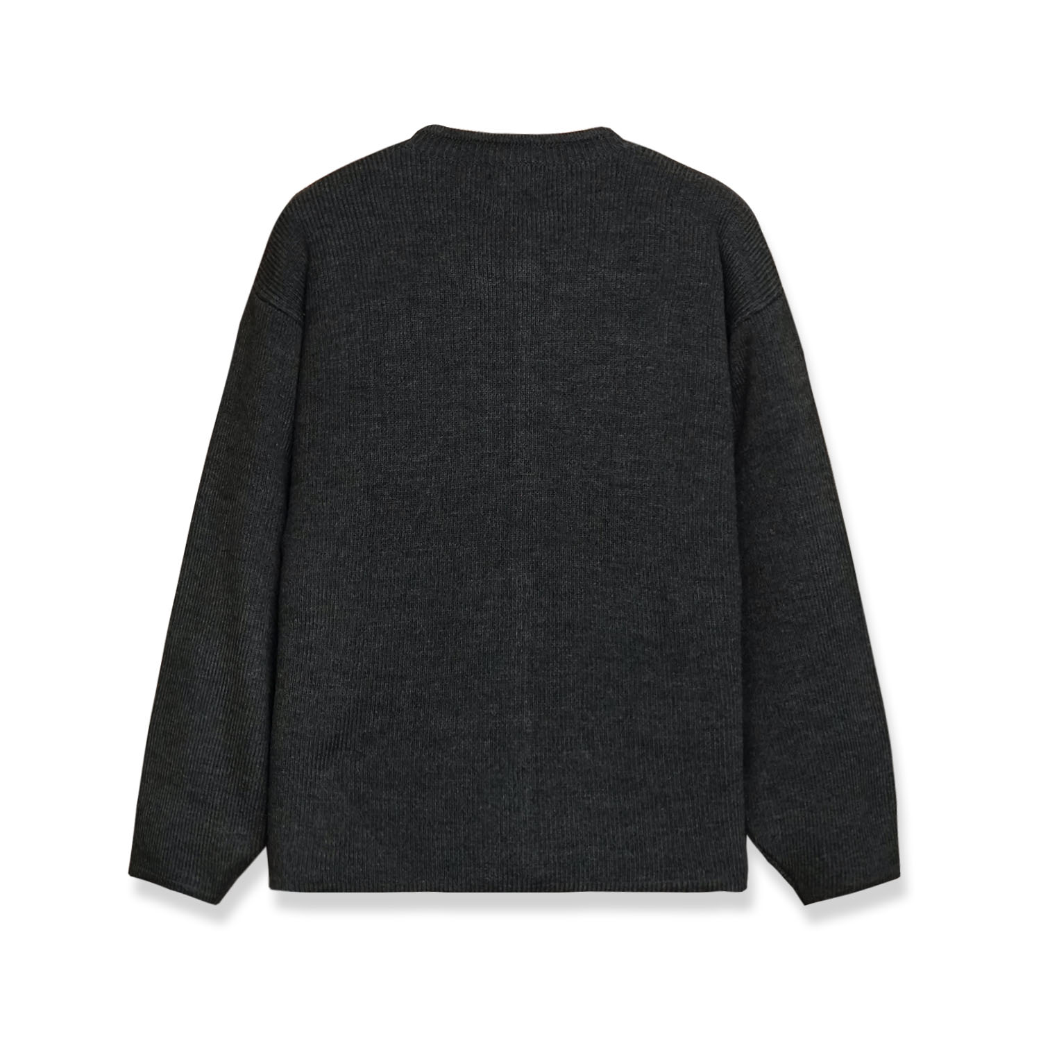 Noforty Project Oversize Jacket Knitwear Ivory Dark Grey