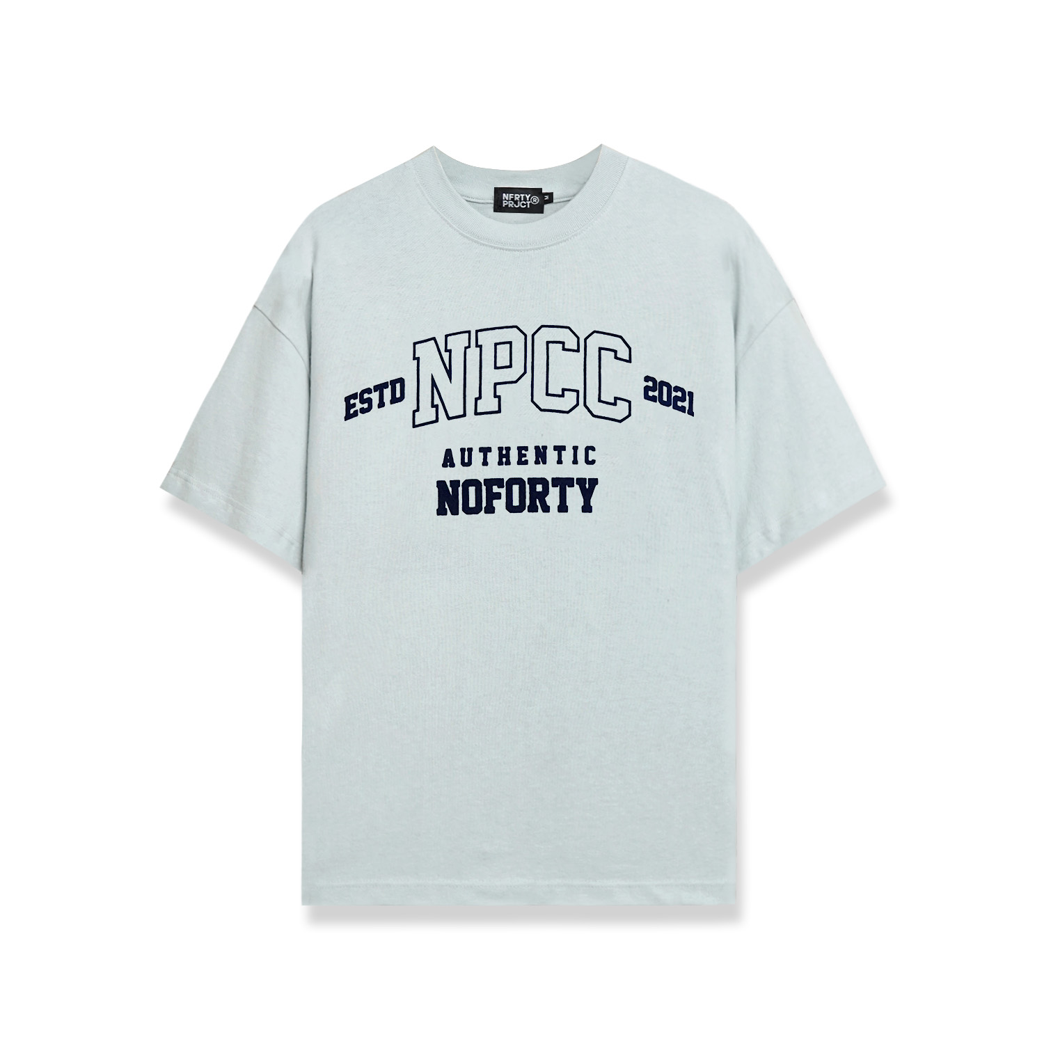 Noforty Project Oversize Tshirt College Blue