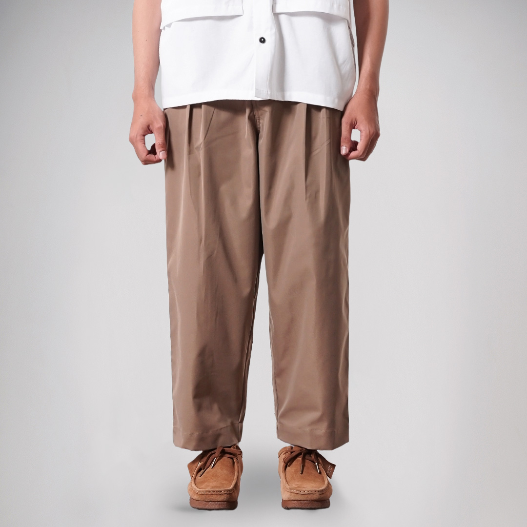 Noforty Project Long Baggy Pants Yuji Brown