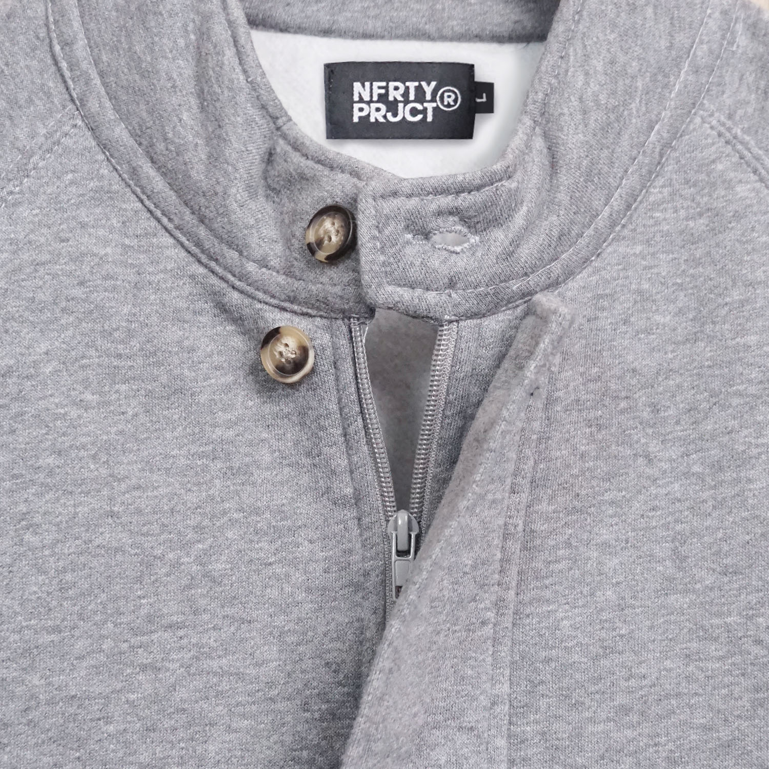Noforty Project Oversize Herrington Sweater Ragzip Grey