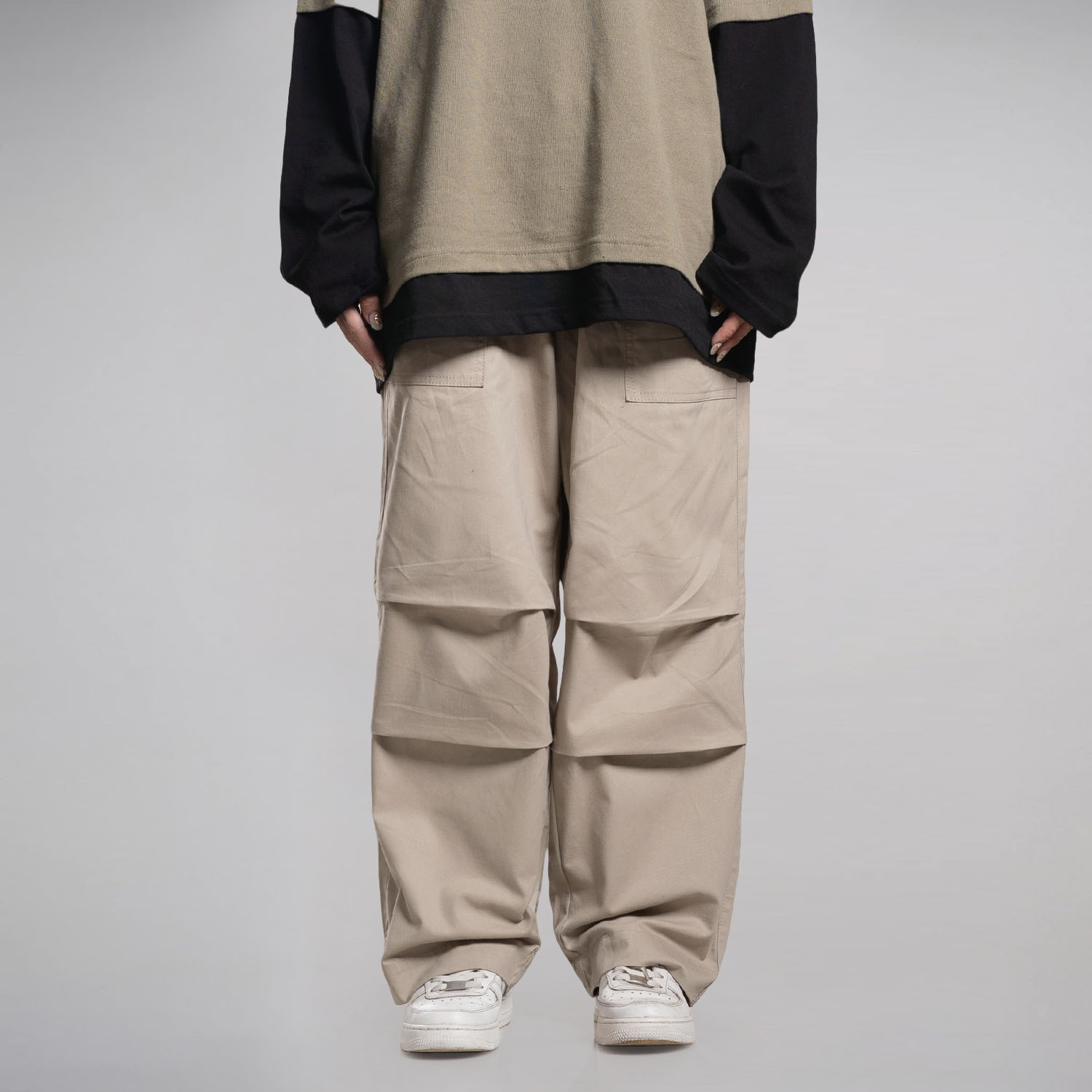 Noforty Project Oversize Long Baggy Pants Navara Beidge