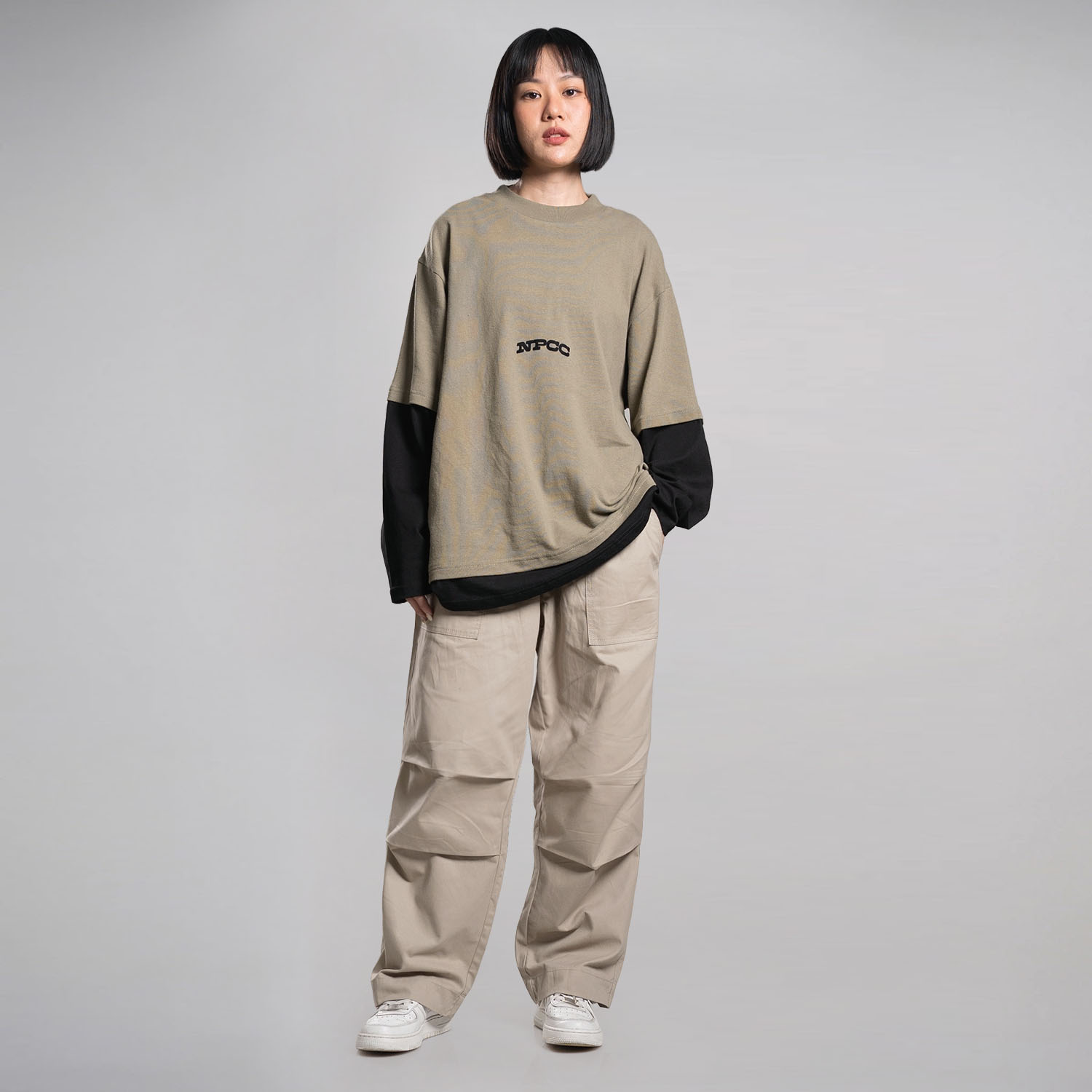 Noforty Project Oversize Long Baggy Pants Navara Beidge