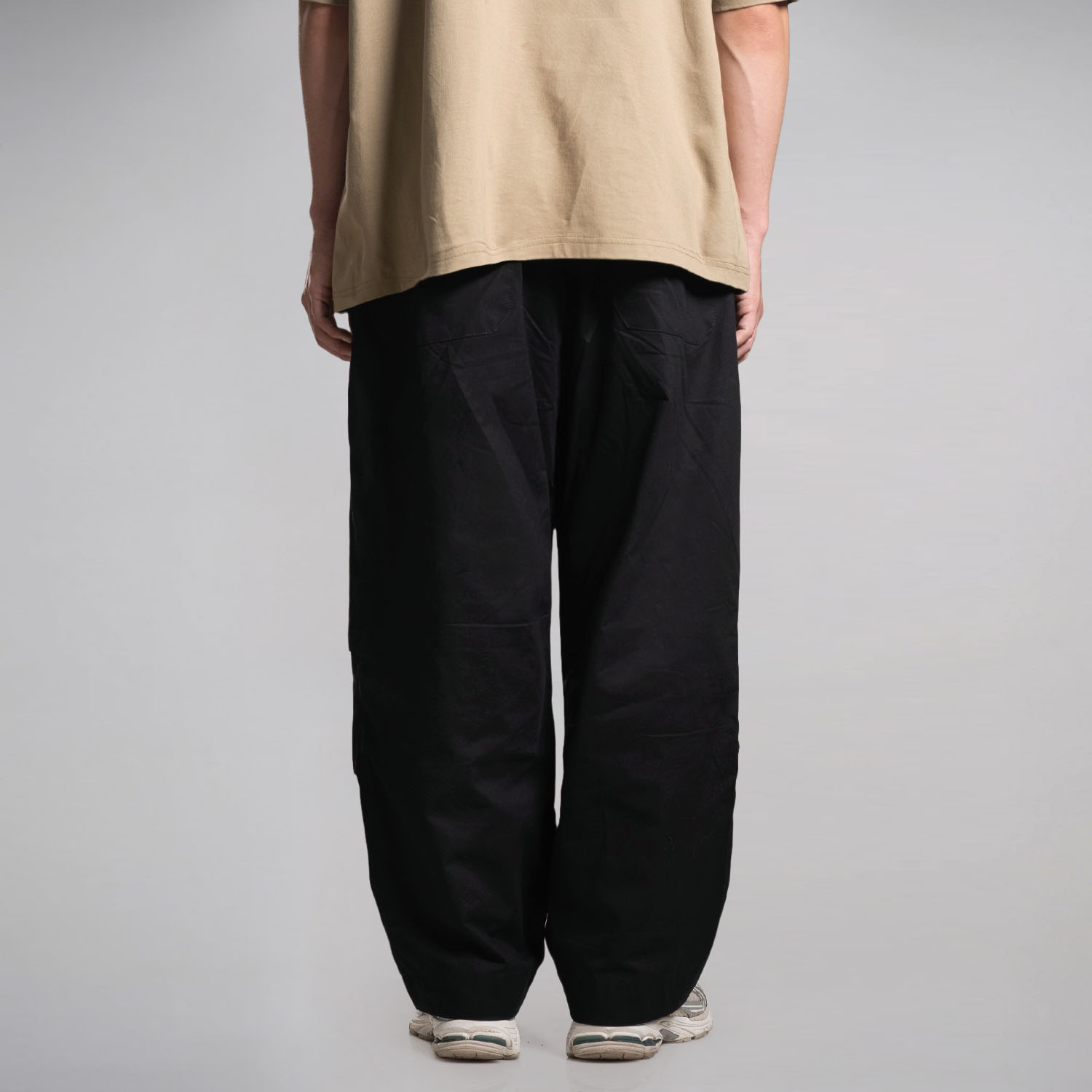 Noforty Project Oversize Long Baggy Pants Navara Black
