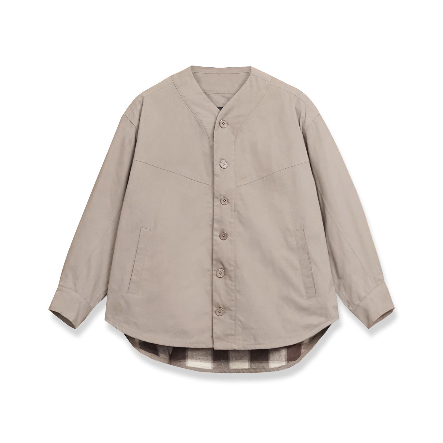 Noforty Project Oversize Jacket Kagawa Light Brown
