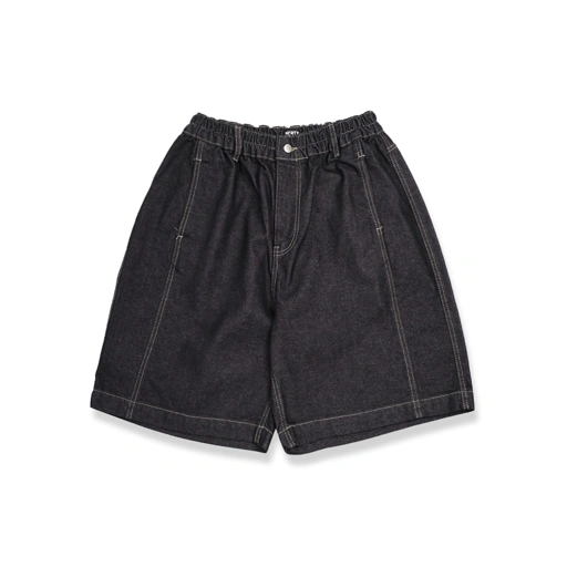 Image of Noforty Project Jort Denim Short Pants Naka Black