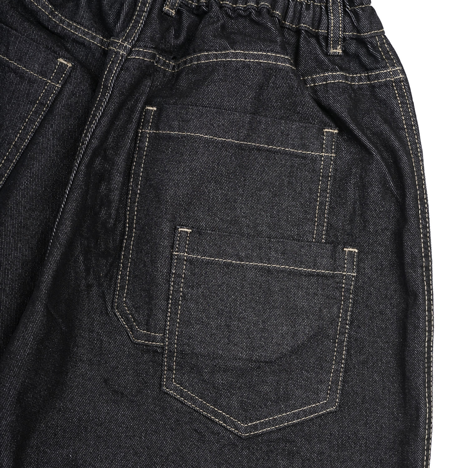 Noforty Project Jort Denim Short Pants Naka Black