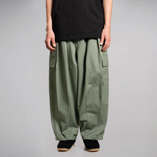 Noforty Project Baloon Cargo Pants Carmelo Sage