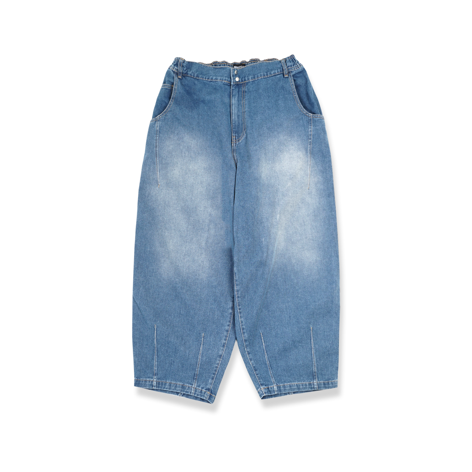 Noforty Project Baloon Denim Pants Saigon Medium Blue