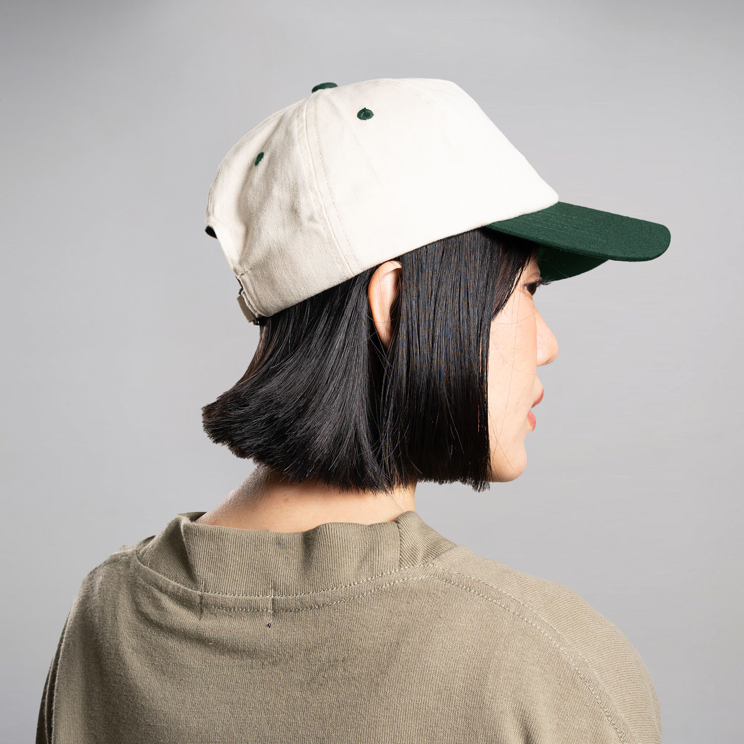 Noforty Project Trucker Hat Americano Green