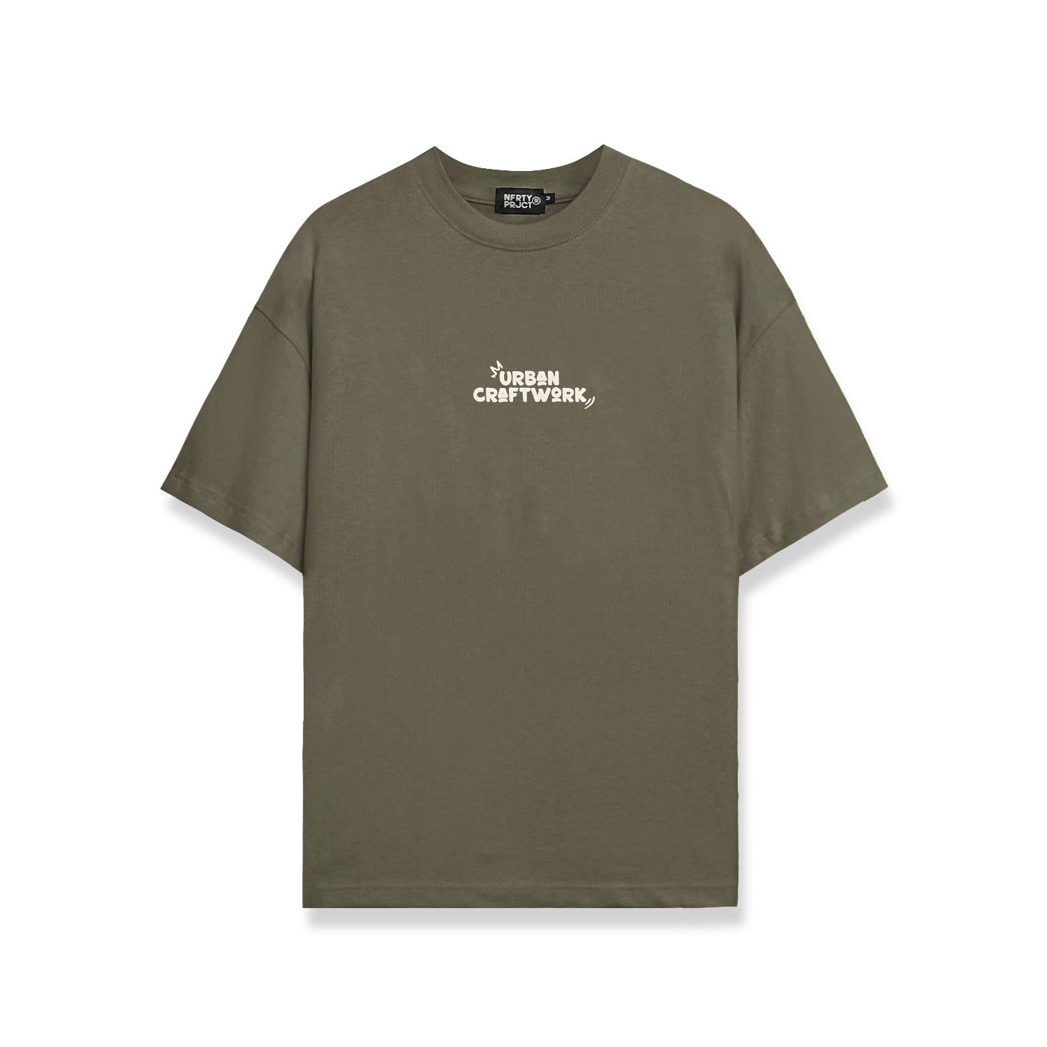 Noforty Project Oversize Tshirt Human Green