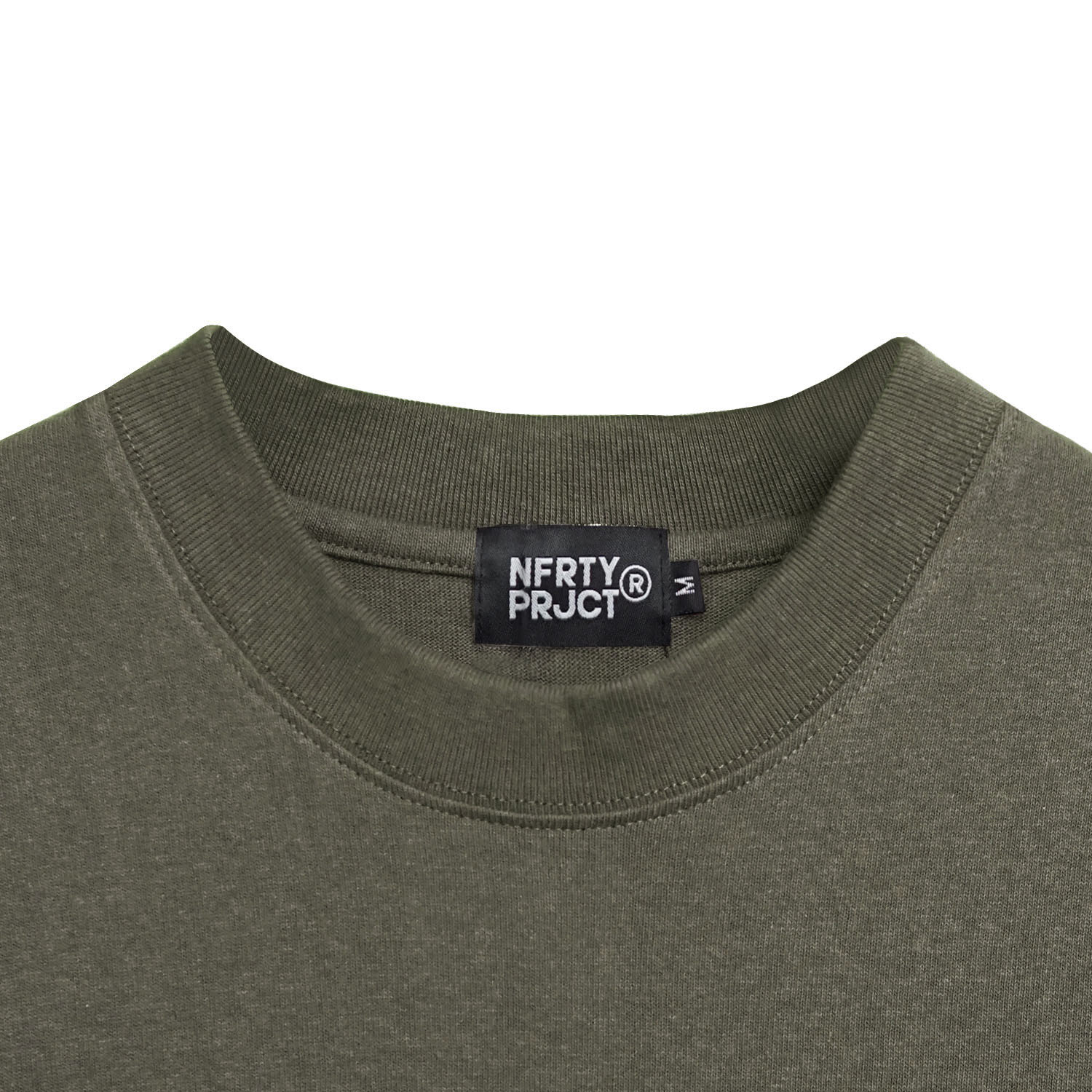 Noforty Project Oversize Tshirt Human Green