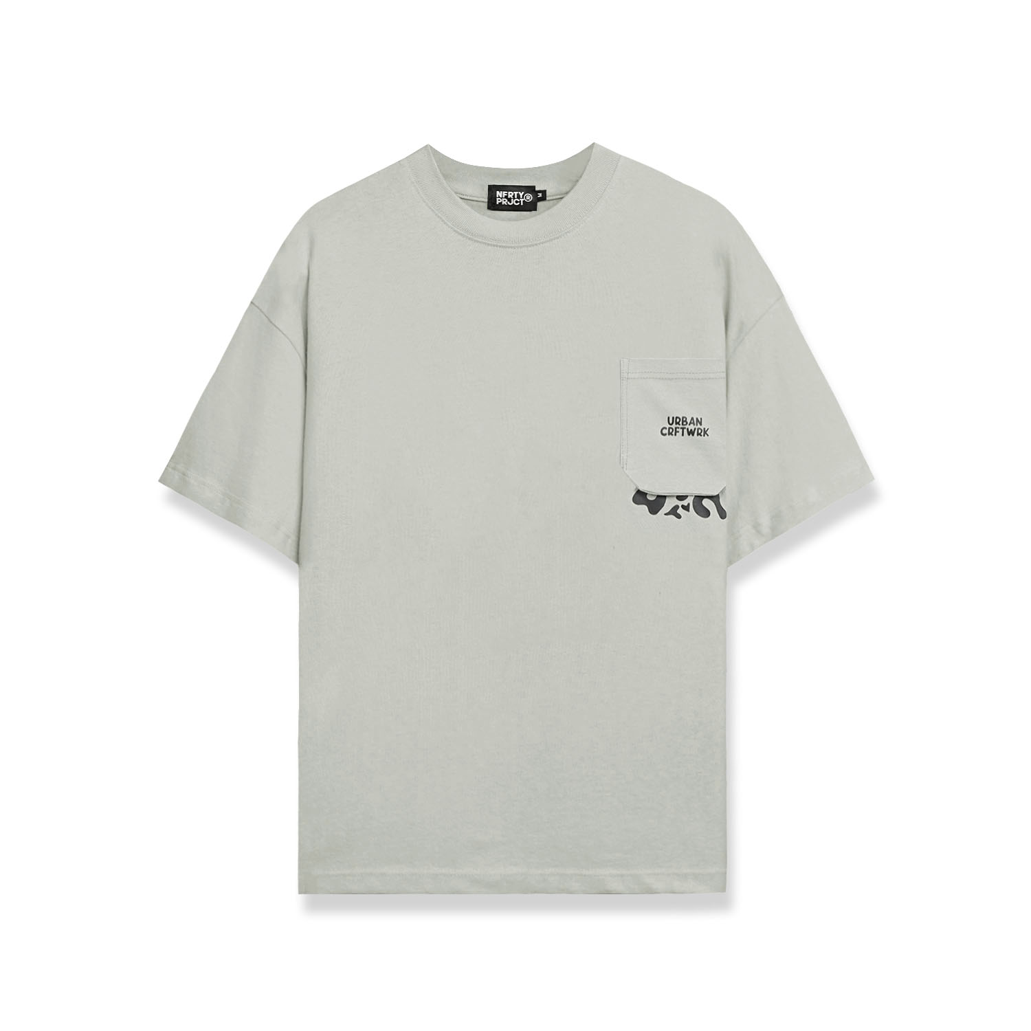 Noforty Project Oversize Tshirt Pards Light Grey