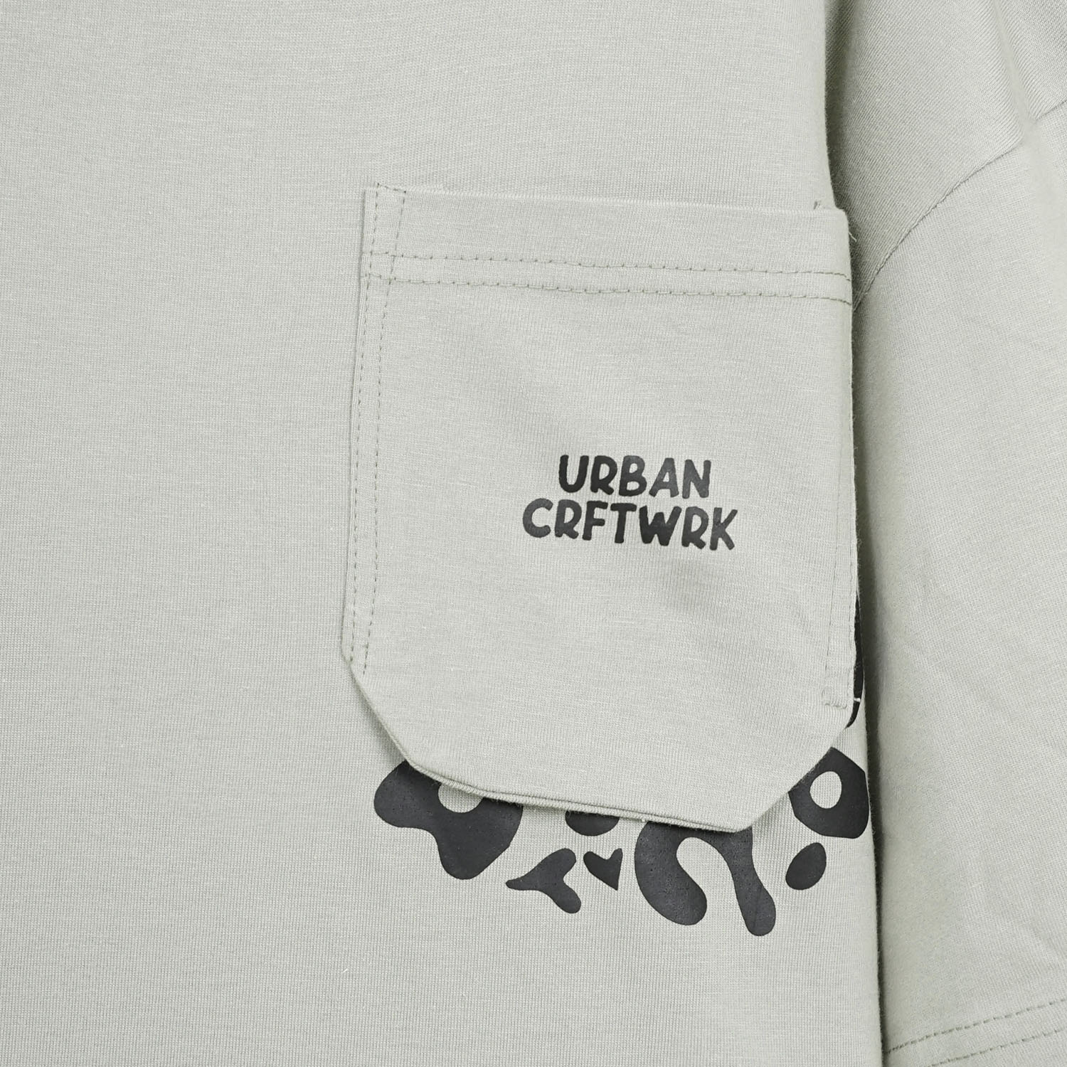 Noforty Project Oversize Tshirt Pards Light Grey