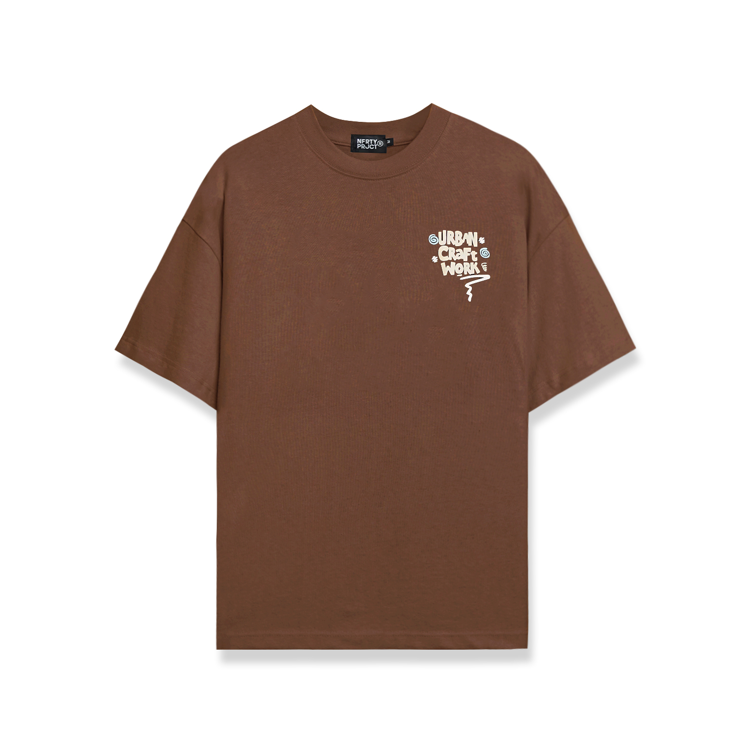 Noforty Project Oversize Tshirt Swill Brown