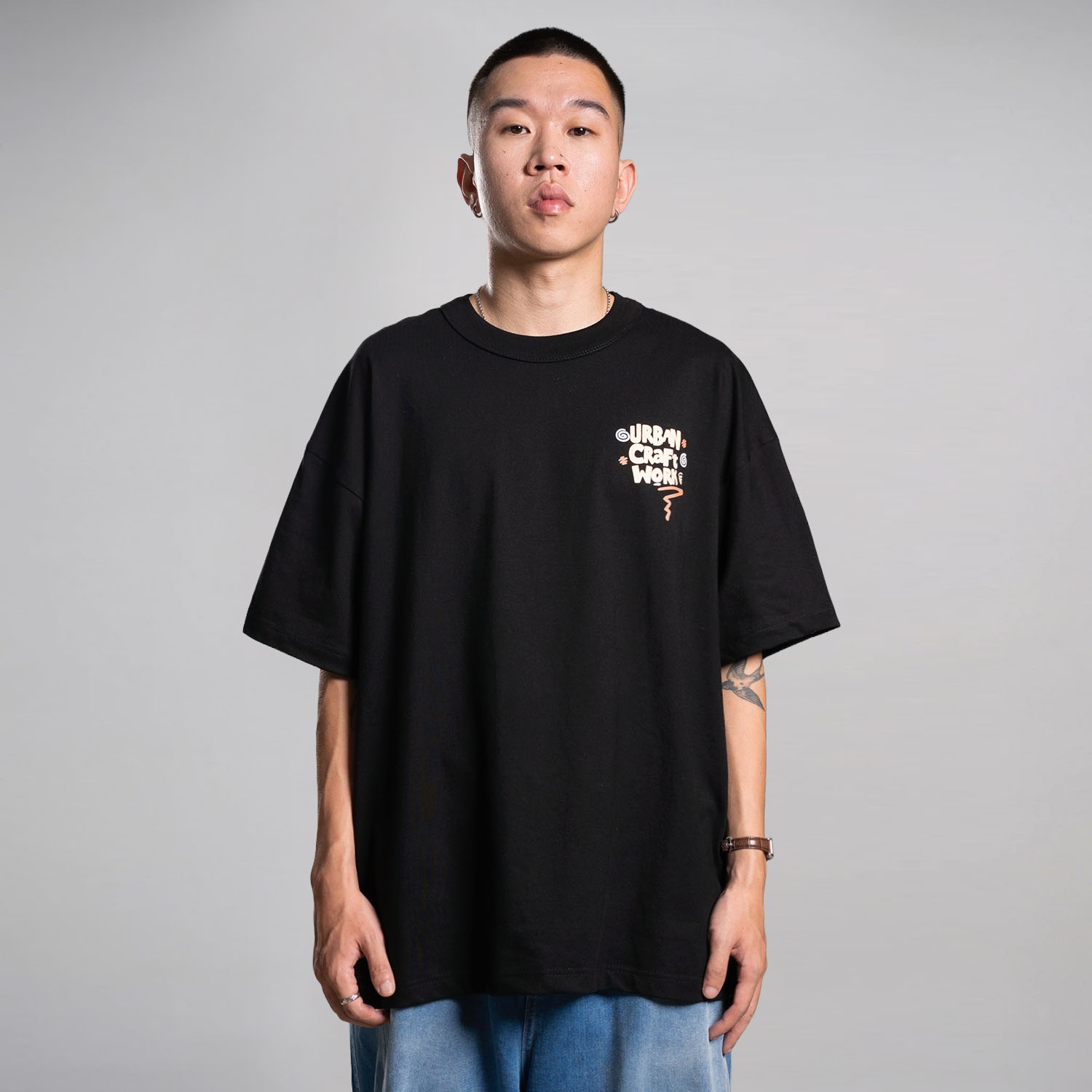 Noforty Project Oversize Tshirt Swill Black