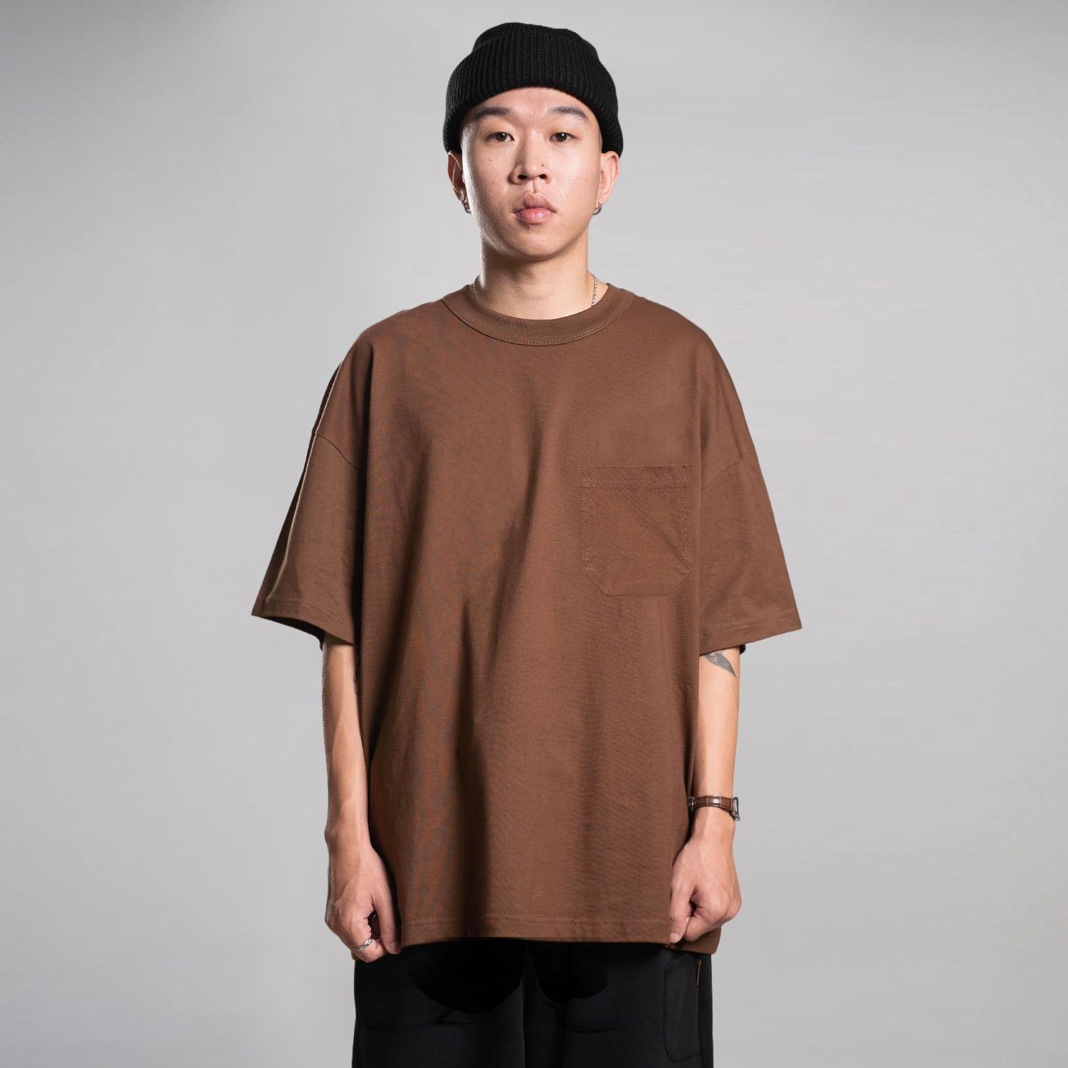 Noforty Project Oversize Tshirt Hexa Brown