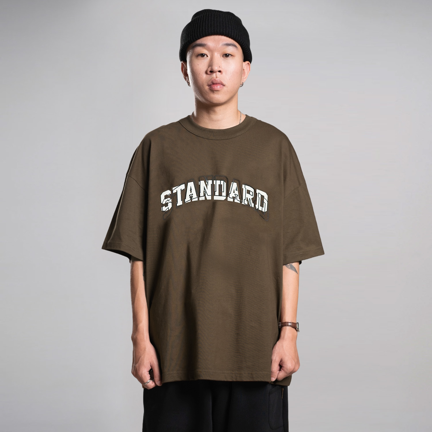 Noforty Project Oversize Tshirt Standard Brown