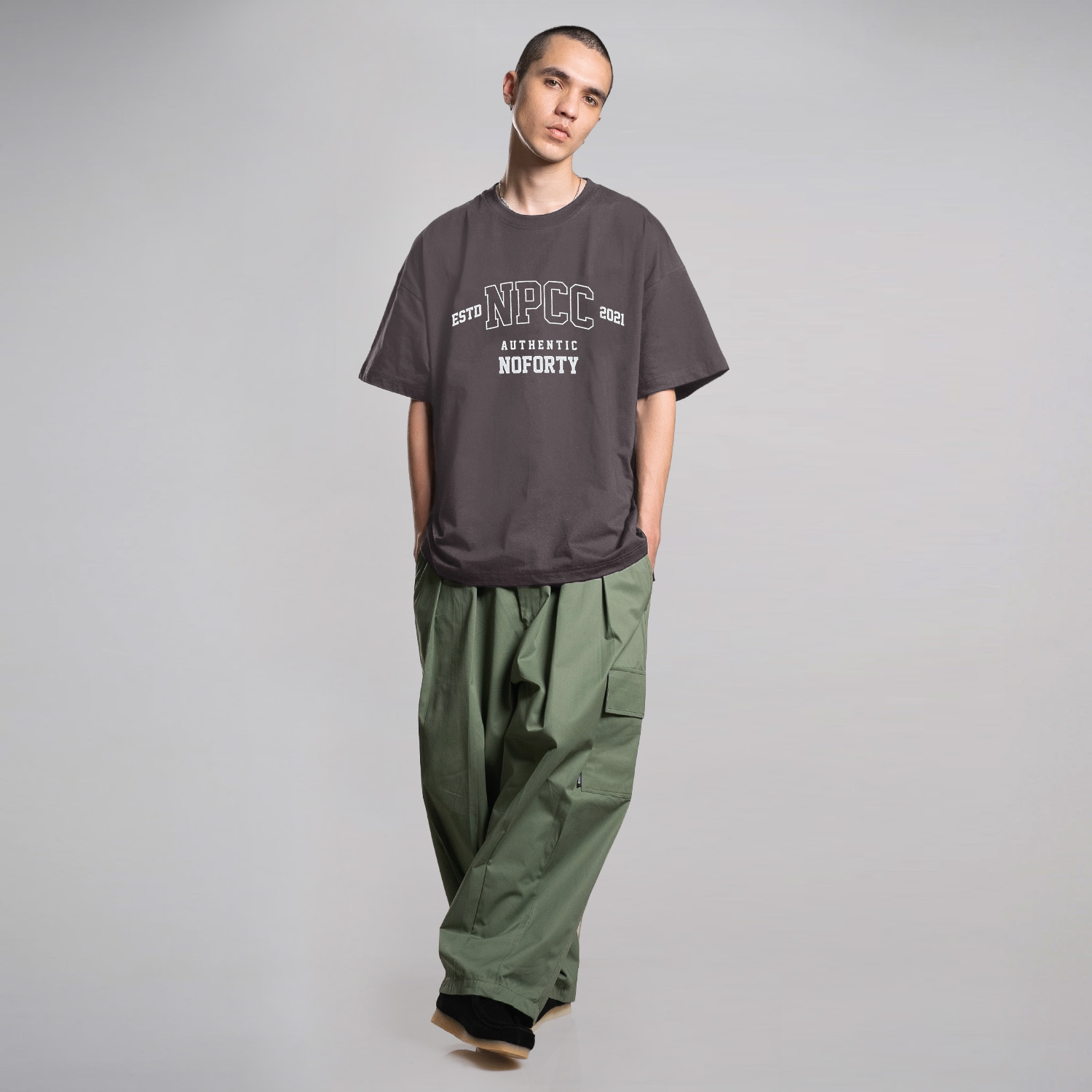 Noforty Project Oversize Tshirt College Purple