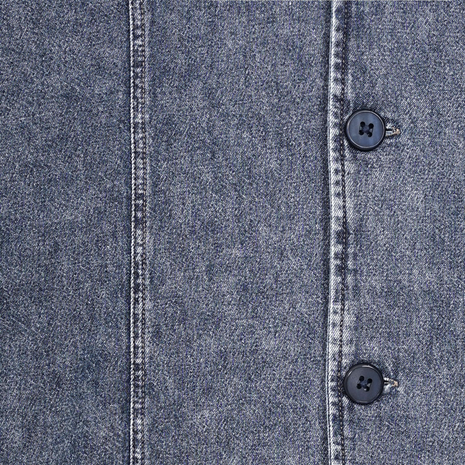 Noforty Project Oversize Short Shirt Denim Lowa Dark Blue