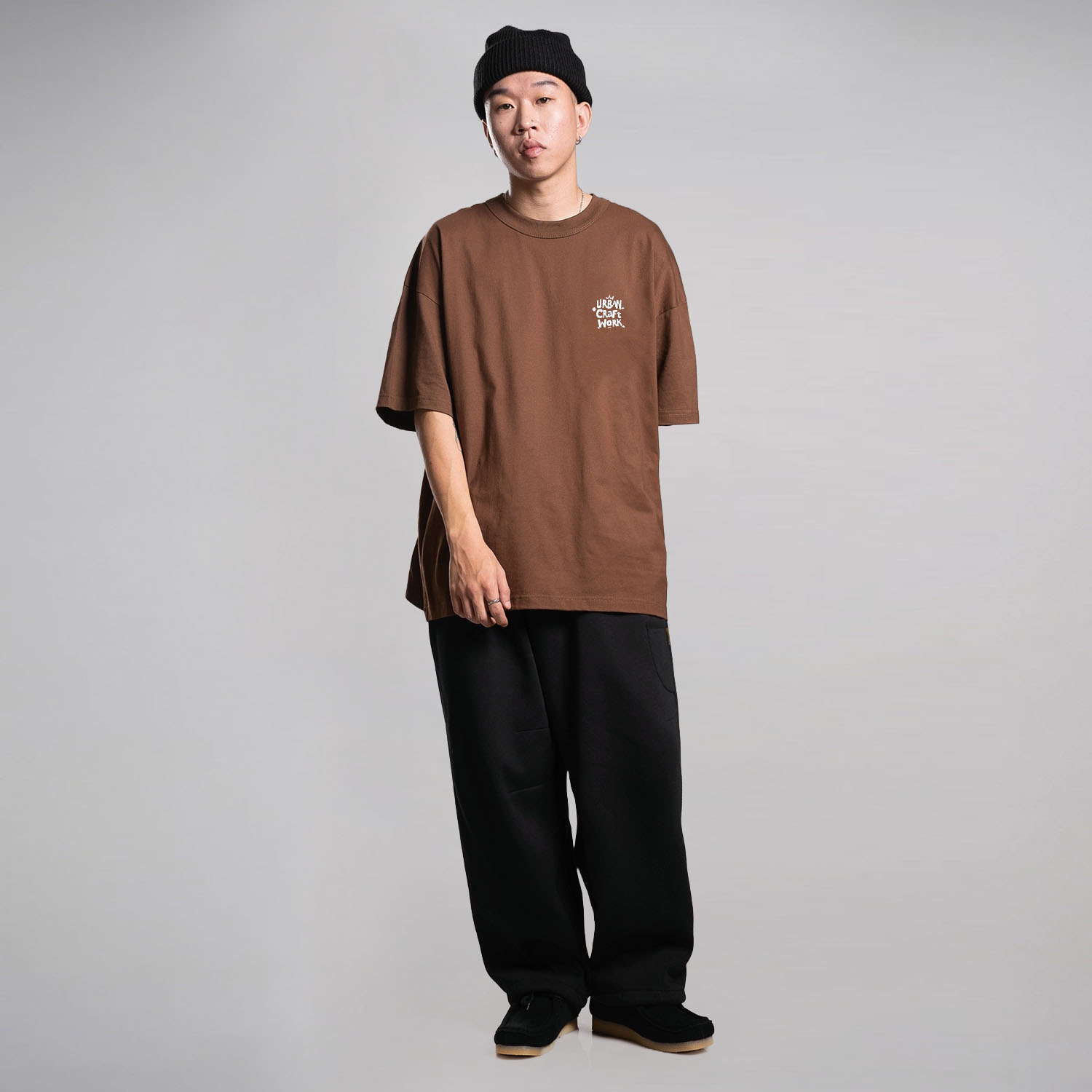 Noforty Project Oversize Tshirt Brooks Brown