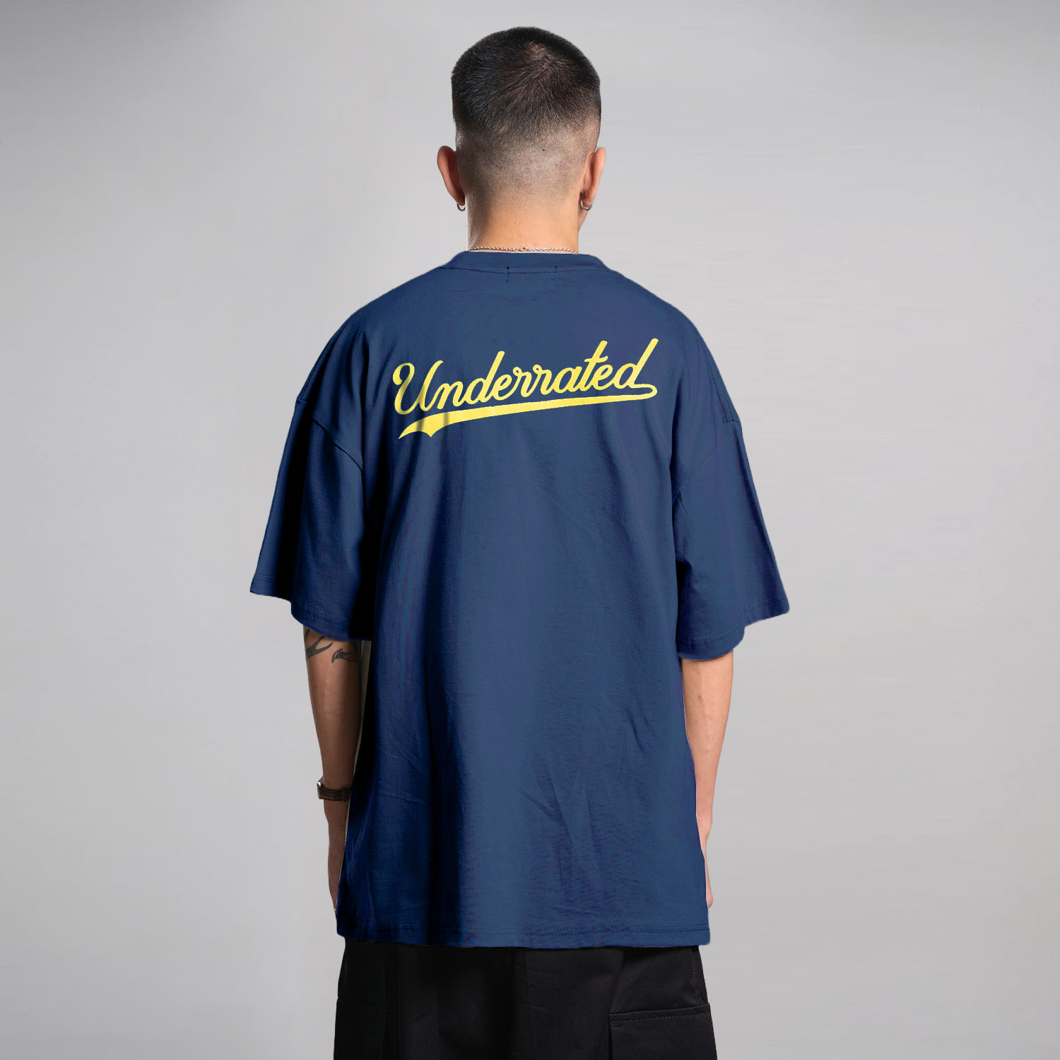 Noforty Project Oversize Tshirt Genuine Blue