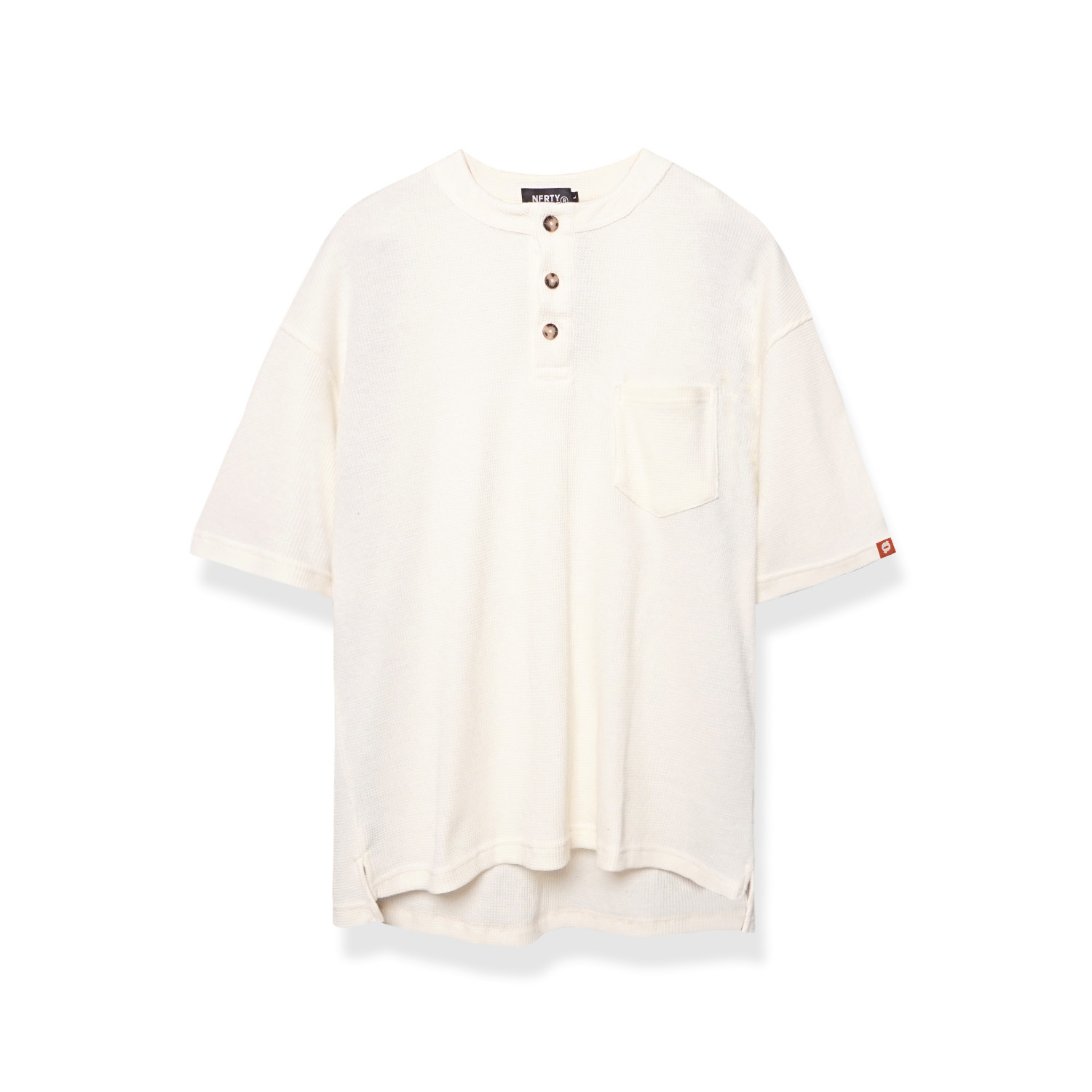 Noforty Project Oversize Poloshirt Waffle Syma Cream