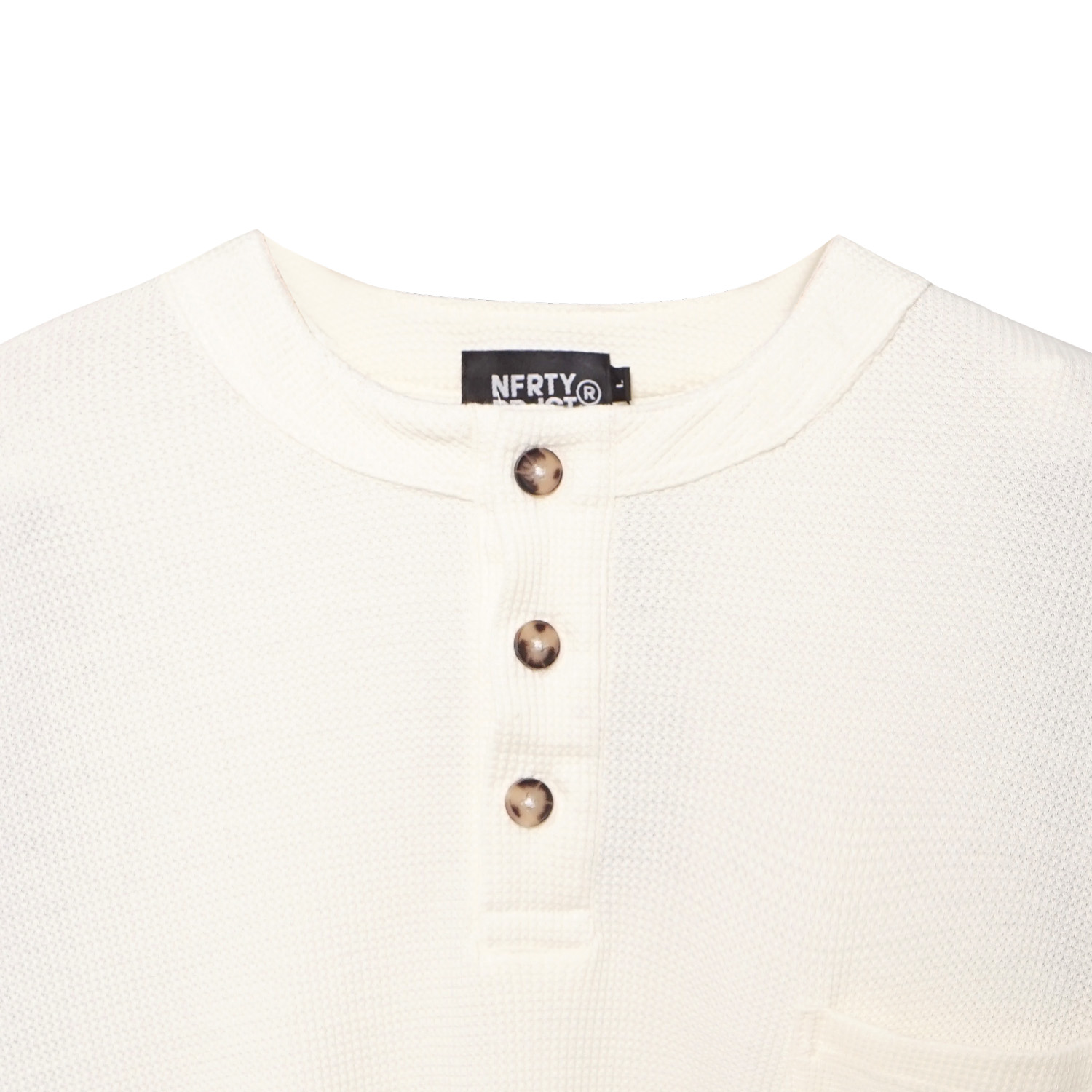 Noforty Project Oversize Poloshirt Waffle Syma Cream