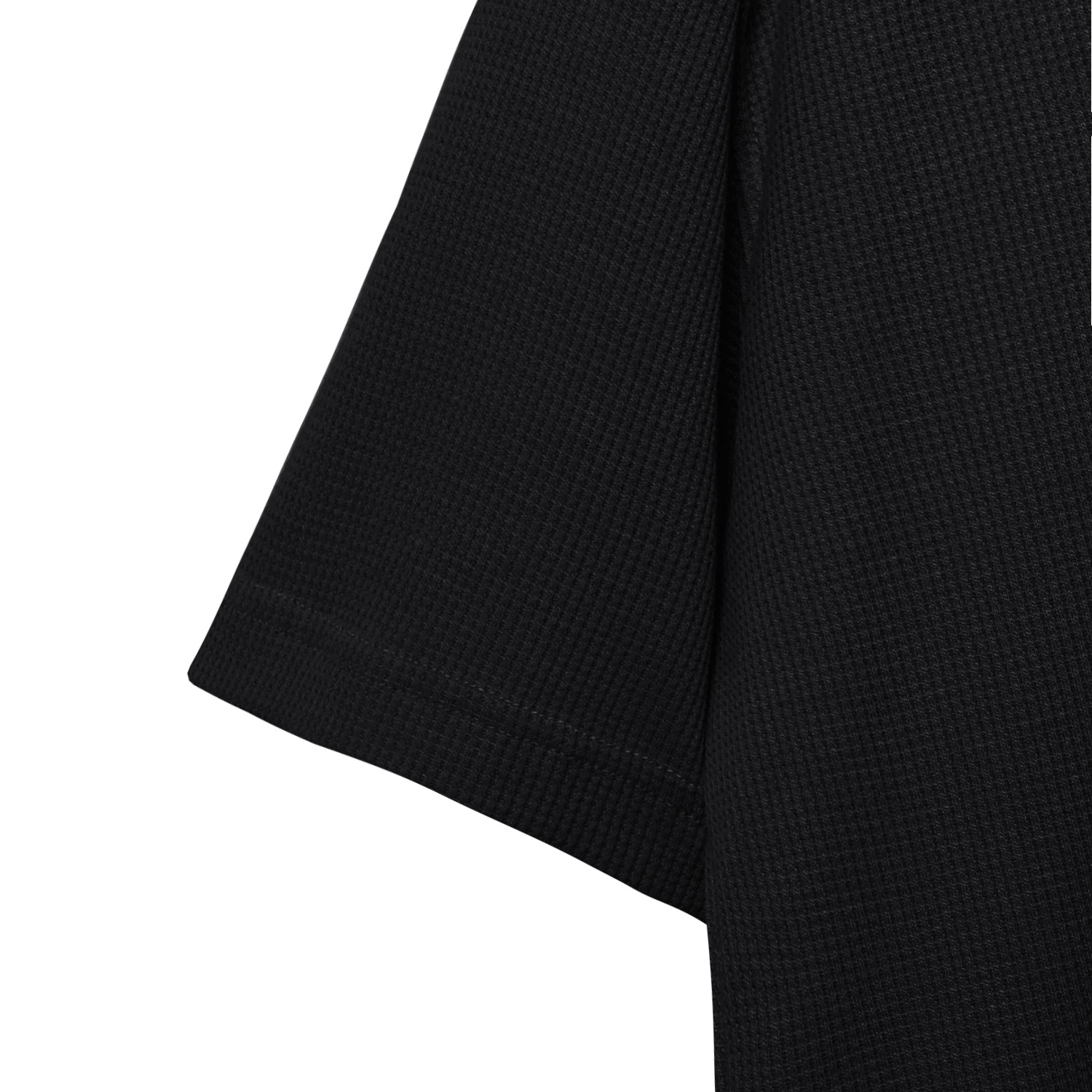 Noforty Project Oversize Poloshirt Waffle Syma Black