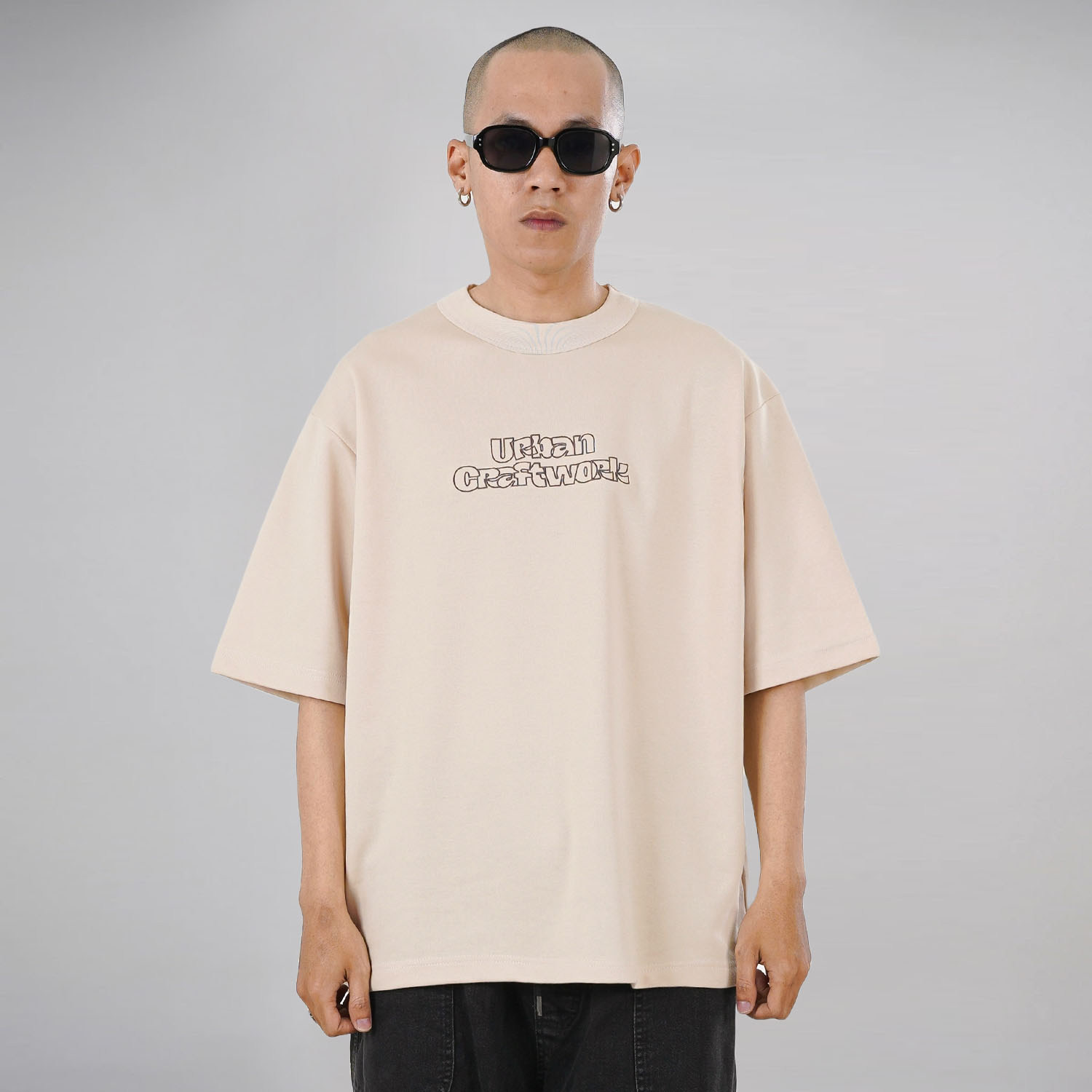 Noforty Project Oversize Short Shirt Triff Cream