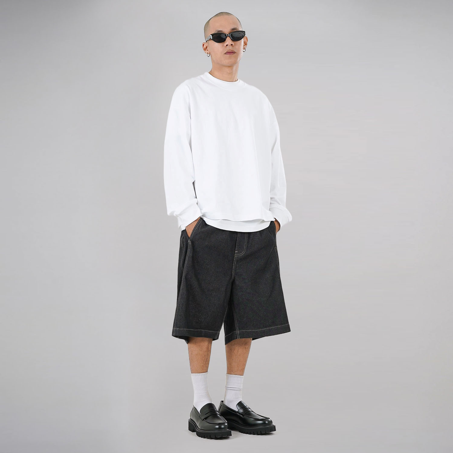 Noforty Project Jort Denim Short Pants Naka Black