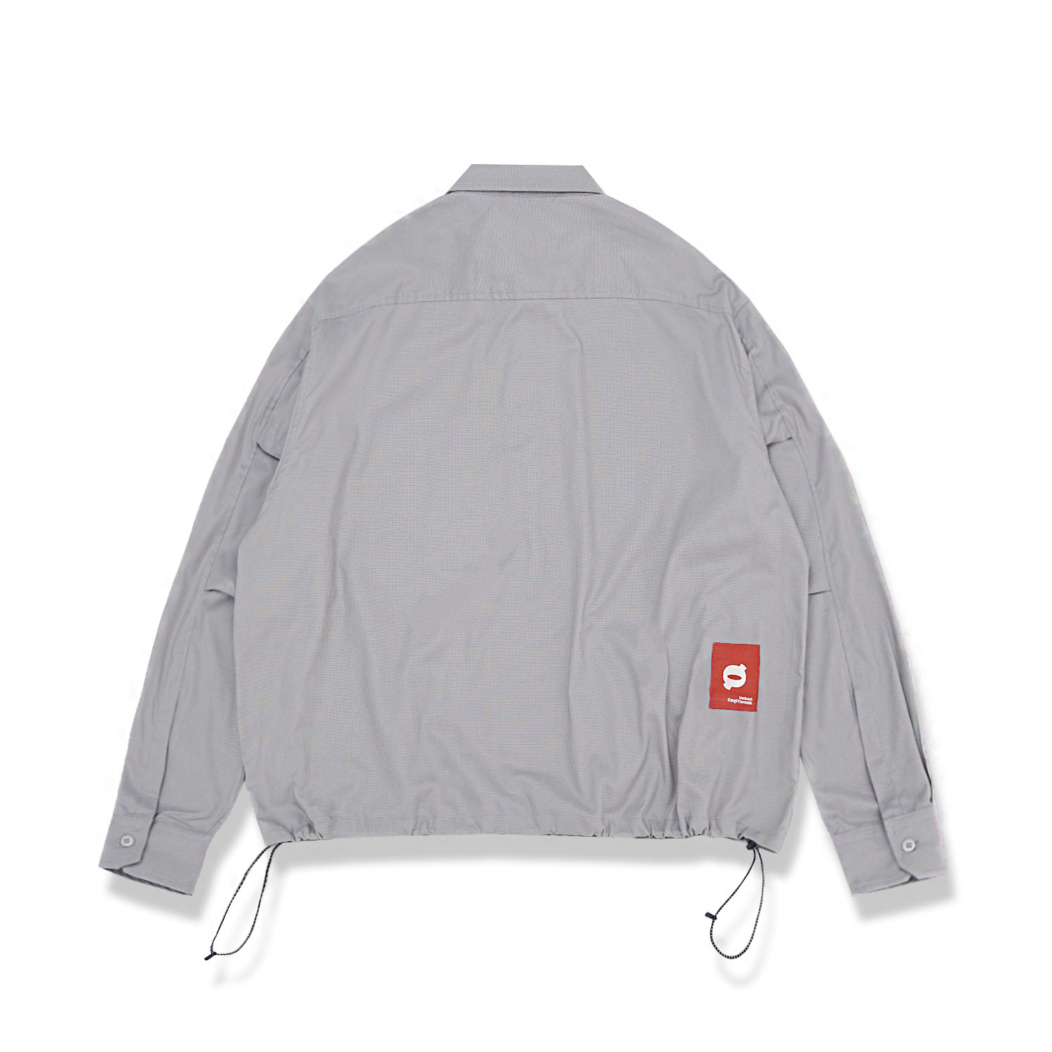 Noforty Project Oversize Boxy Long Shirt Eiji Grey
