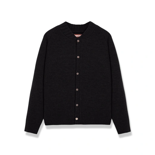 Image of Noforty Project Oversize Knittwear Jacket Raijin Black