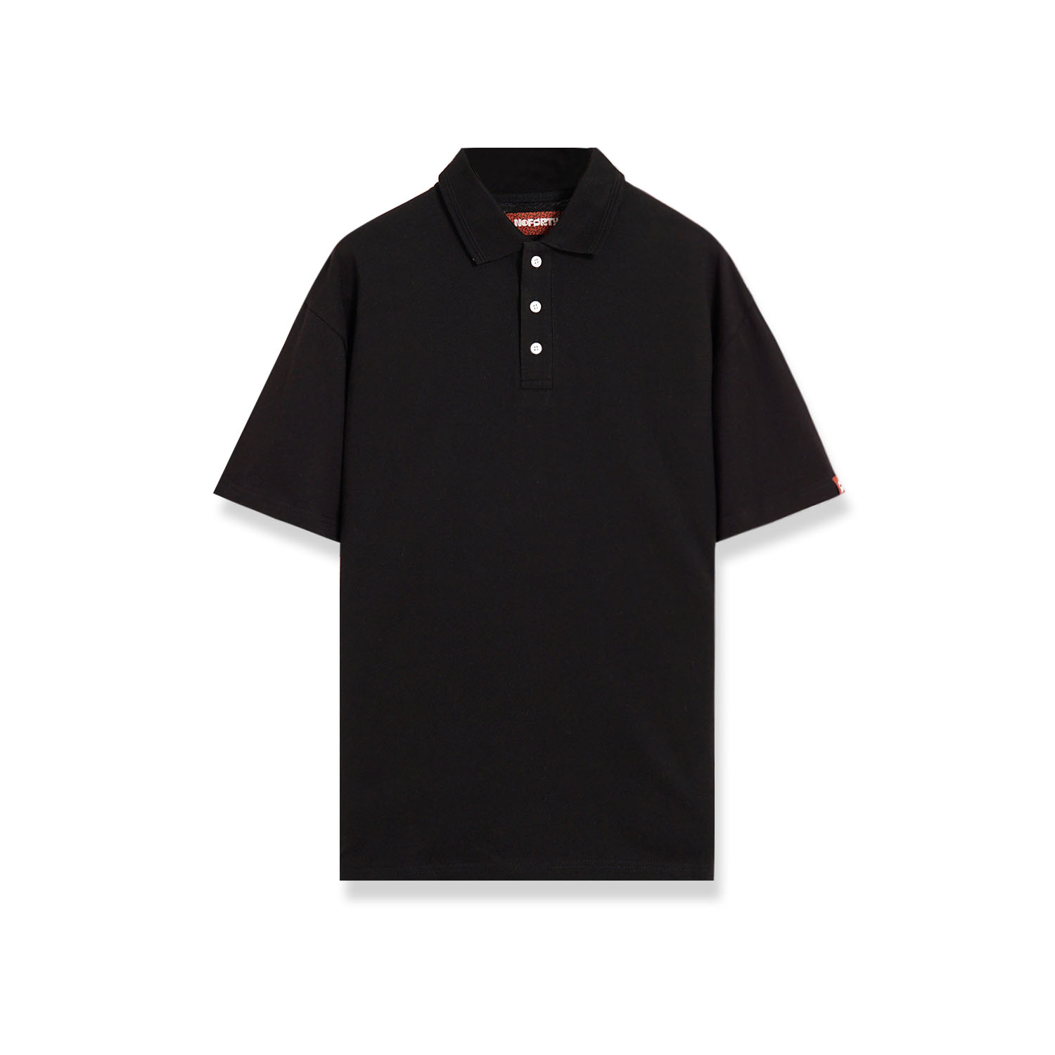 Noforty Project Oversize Short Poloshirt Surca Black