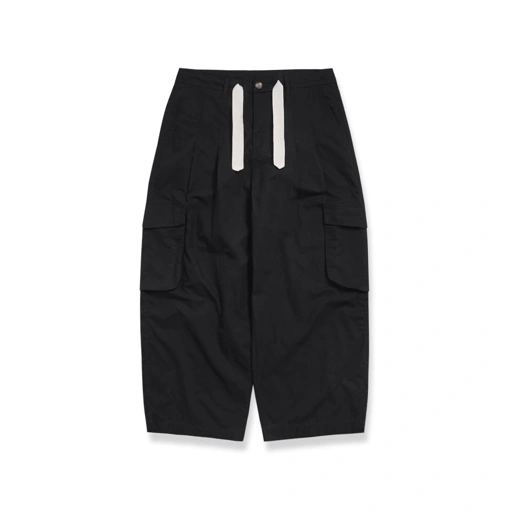 Image of Noforty Project Long Cargo Pants Hadori Black